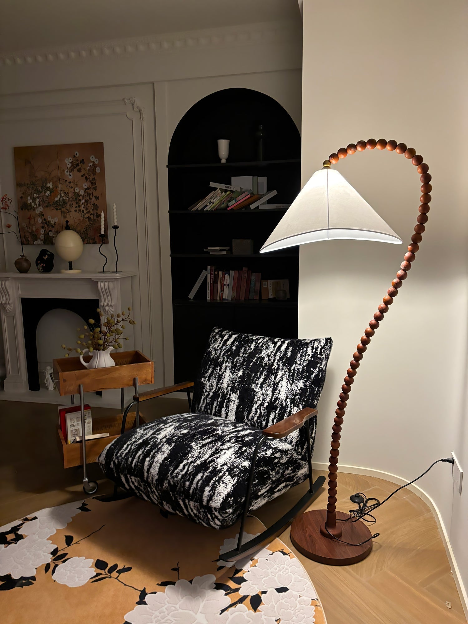 Nadia Modern Wood Floor Lamp-Neutral Decor