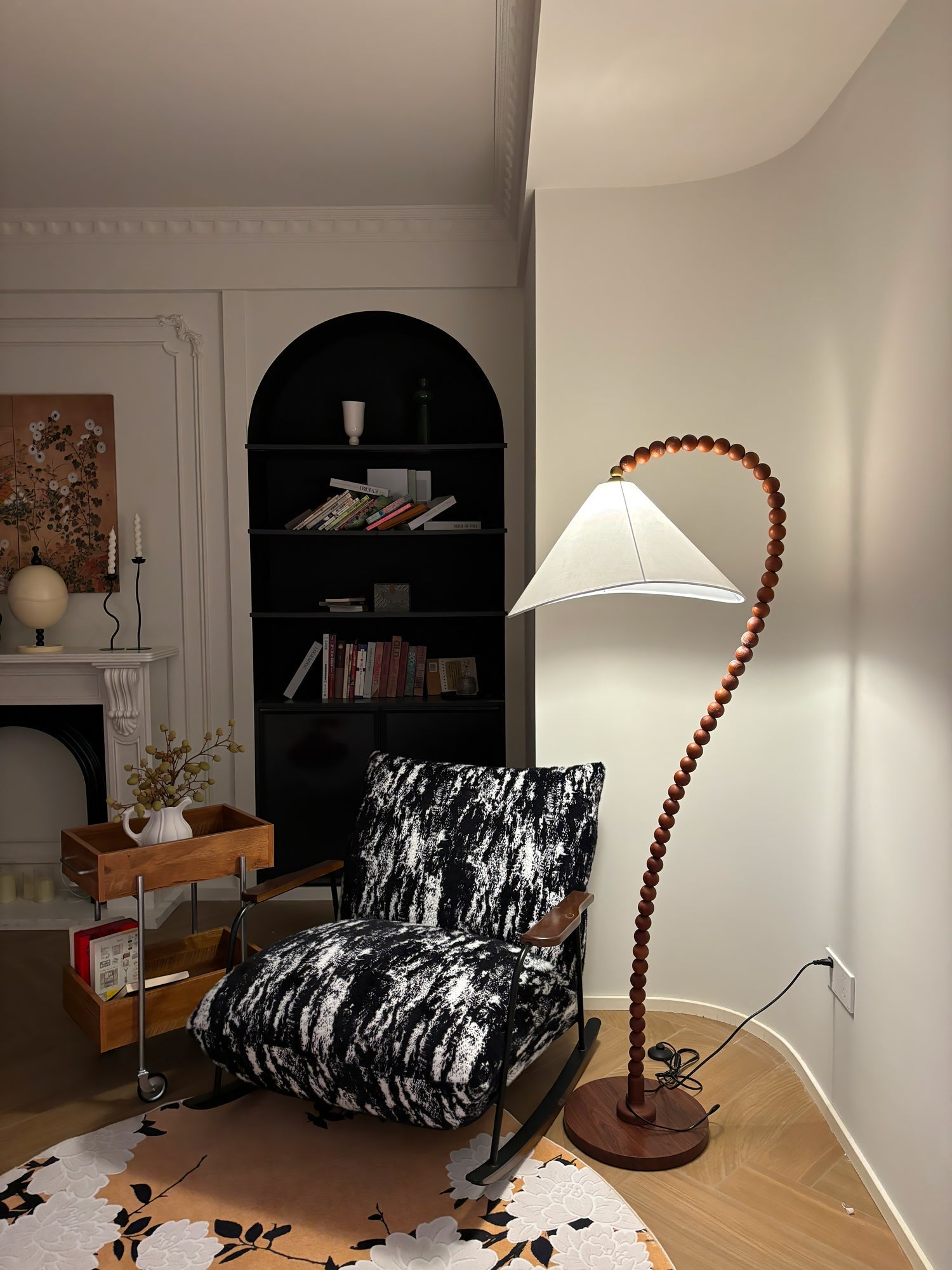 Nadia Modern Wood Floor Lamp-Neutral Decor