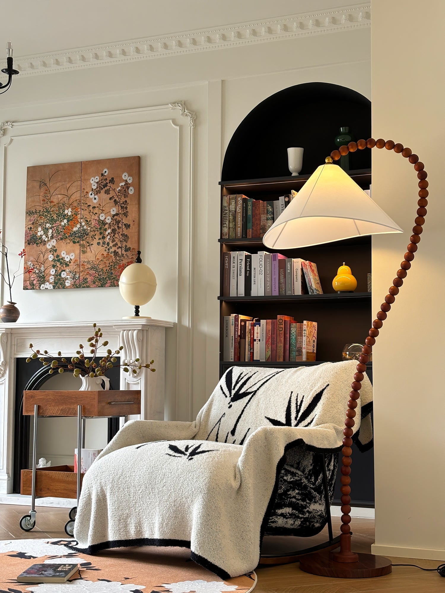 Nadia Modern Wood Floor Lamp-Neutral Decor