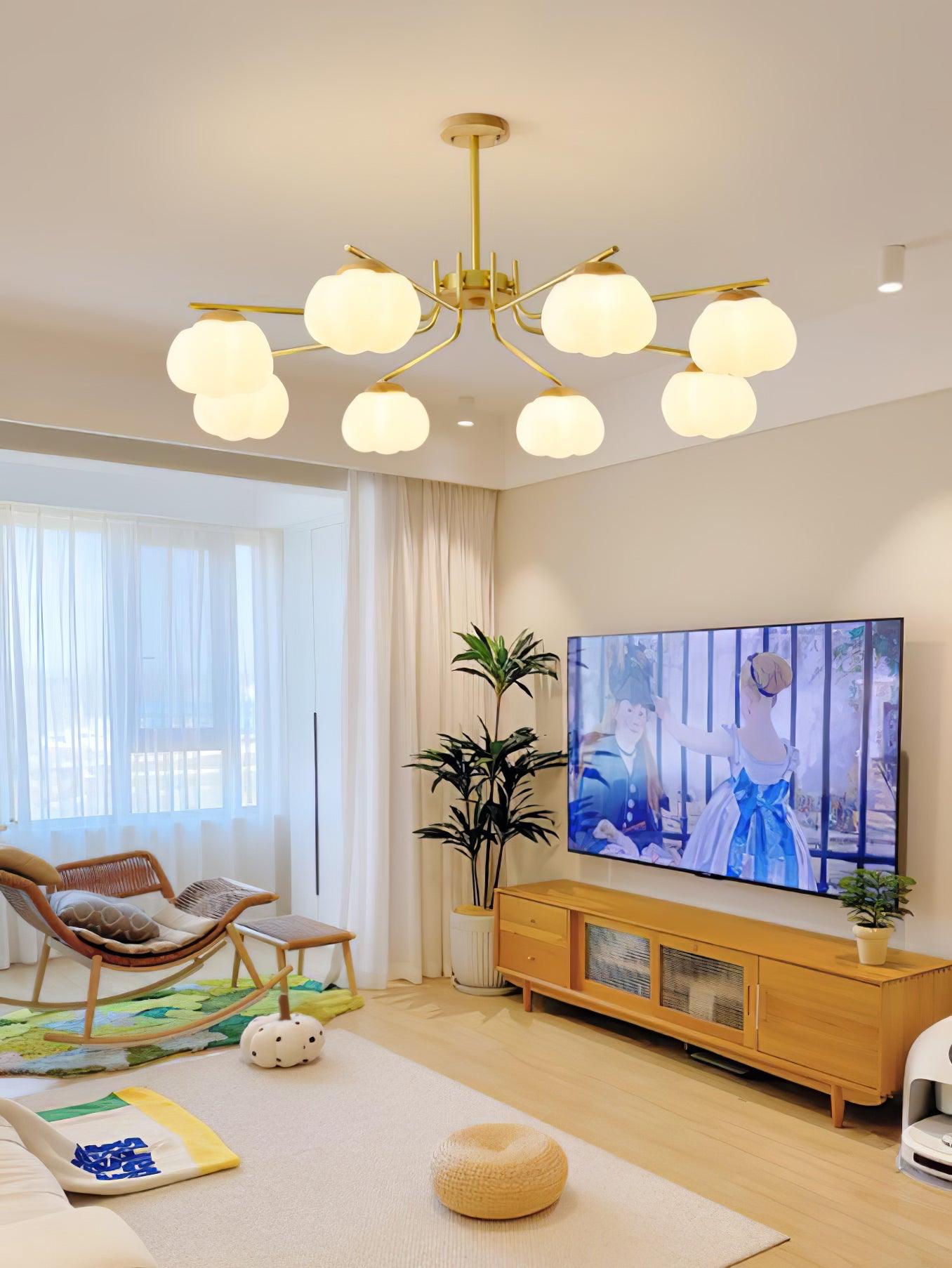 Cohen Modern Chandelier-Neutral Decor