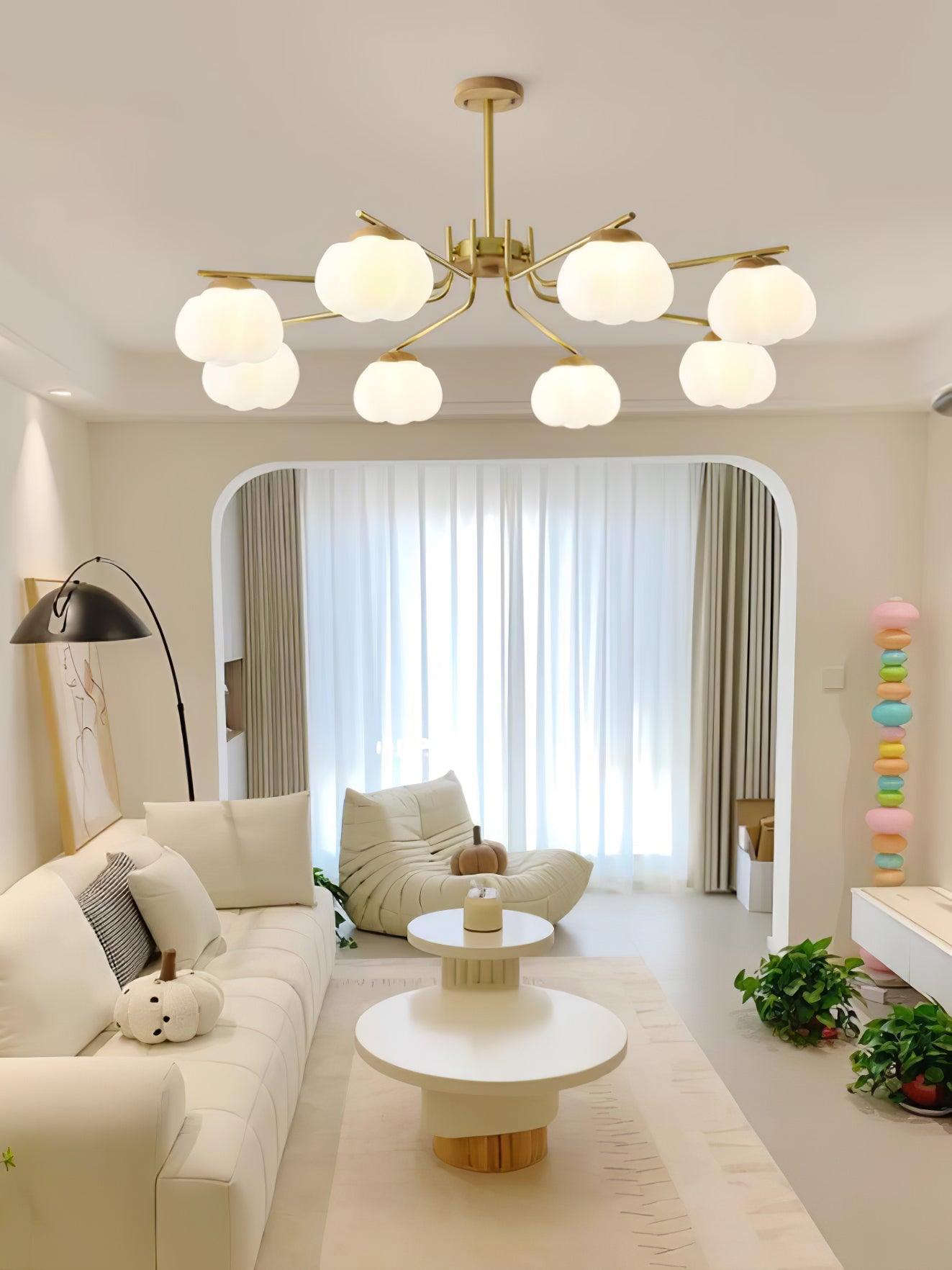 Cohen Modern Chandelier-Neutral Decor