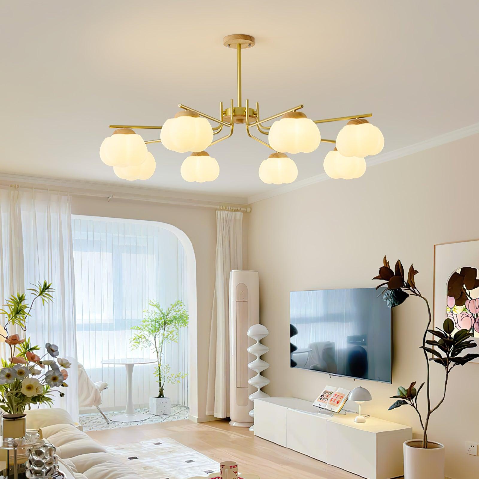 Cohen Modern Chandelier-Neutral Decor