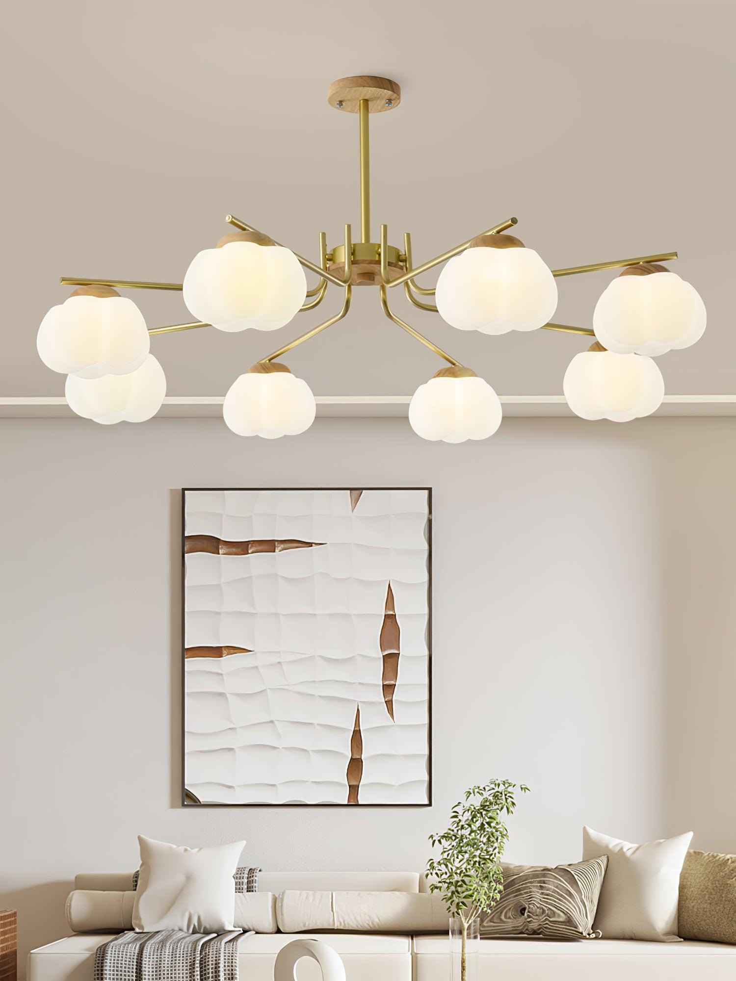 Cohen Modern Chandelier-Neutral Decor
