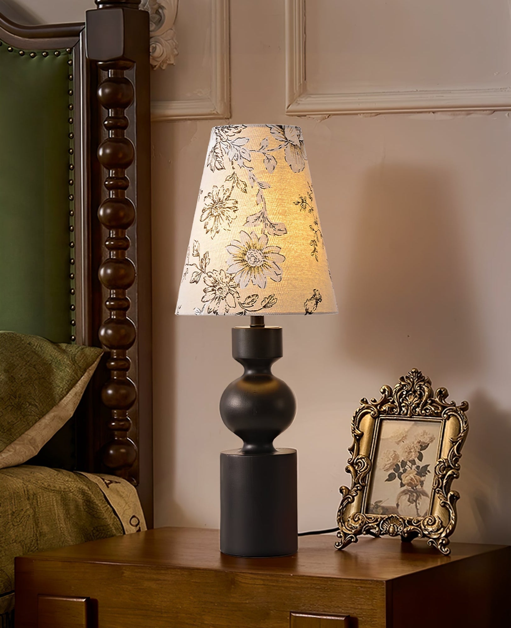 Thorne Vintage WoodnTable Lamp-Neutral Decor