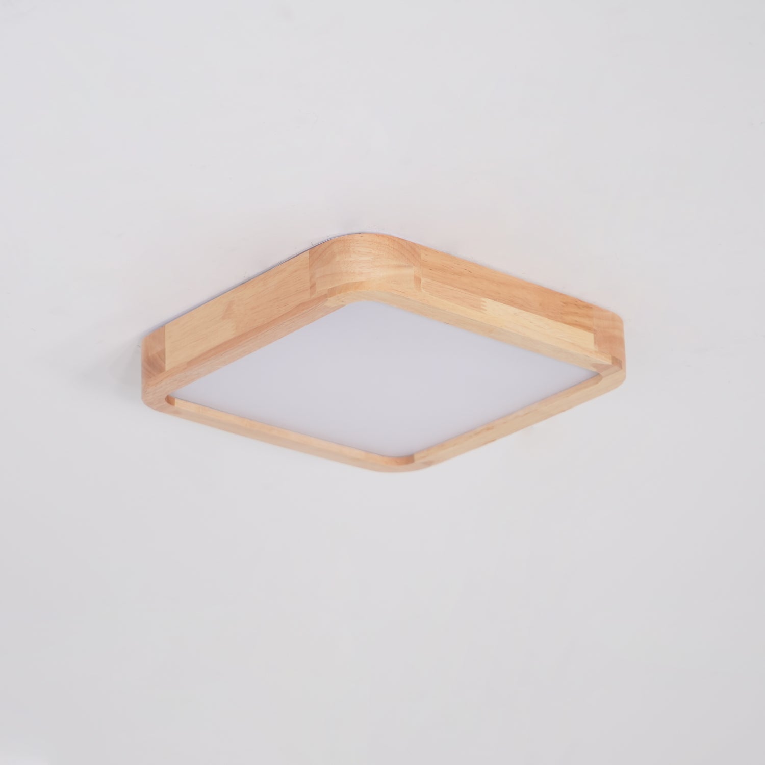Lustra Ceiling Light Wooden Geometric LED-Neutral Decor
