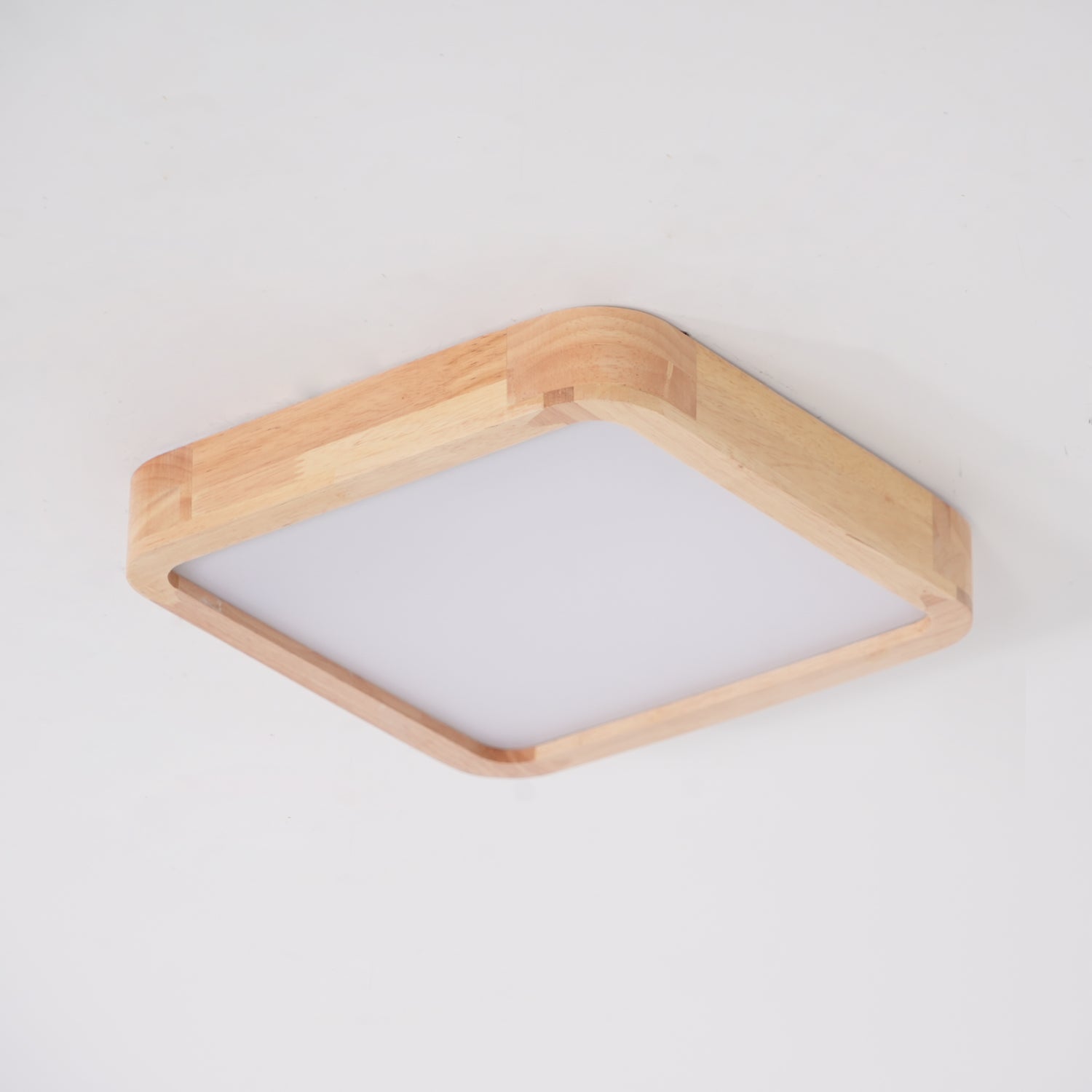 Lustra Ceiling Light Wooden Geometric LED-Neutral Decor