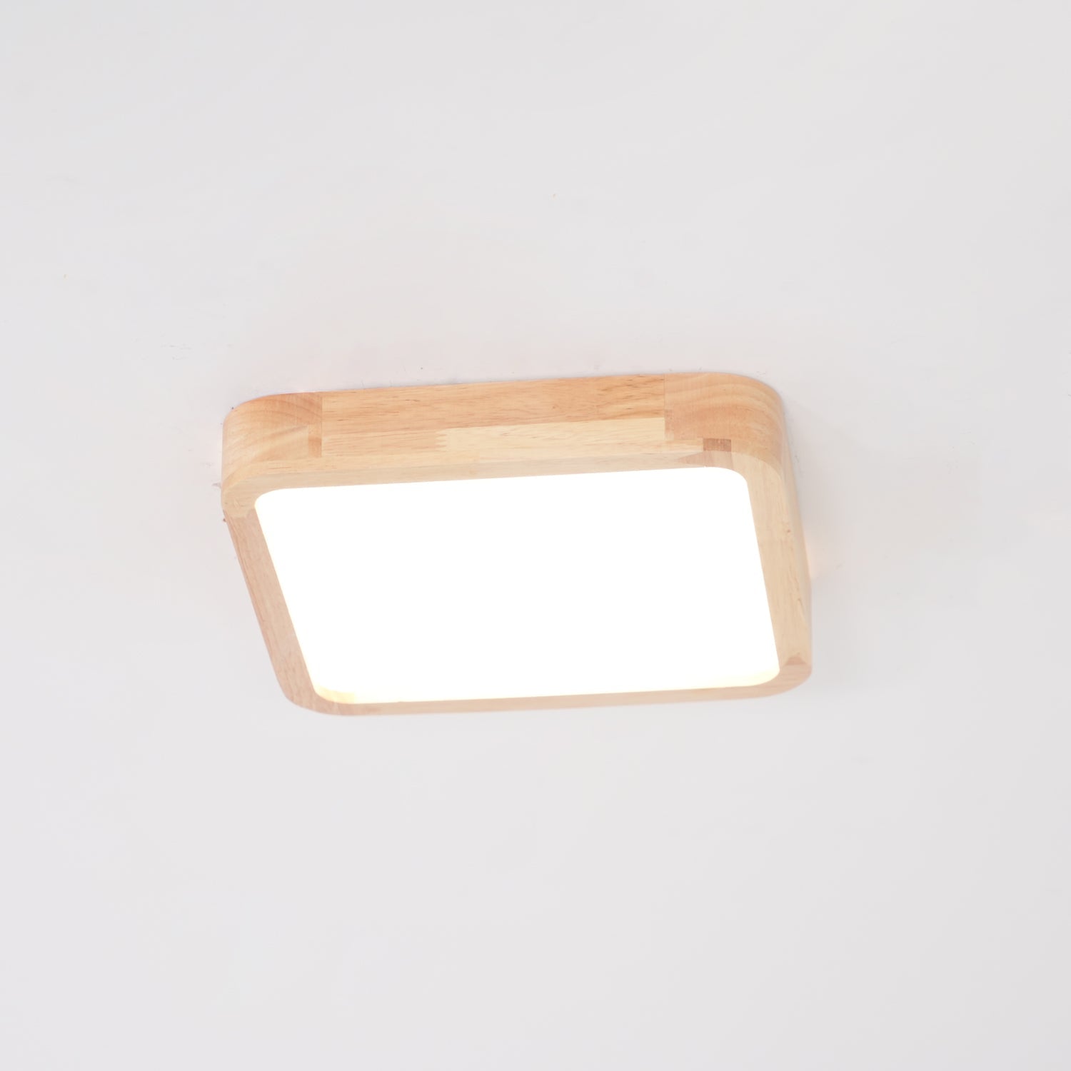 Lustra Ceiling Light Wooden Geometric LED-Neutral Decor