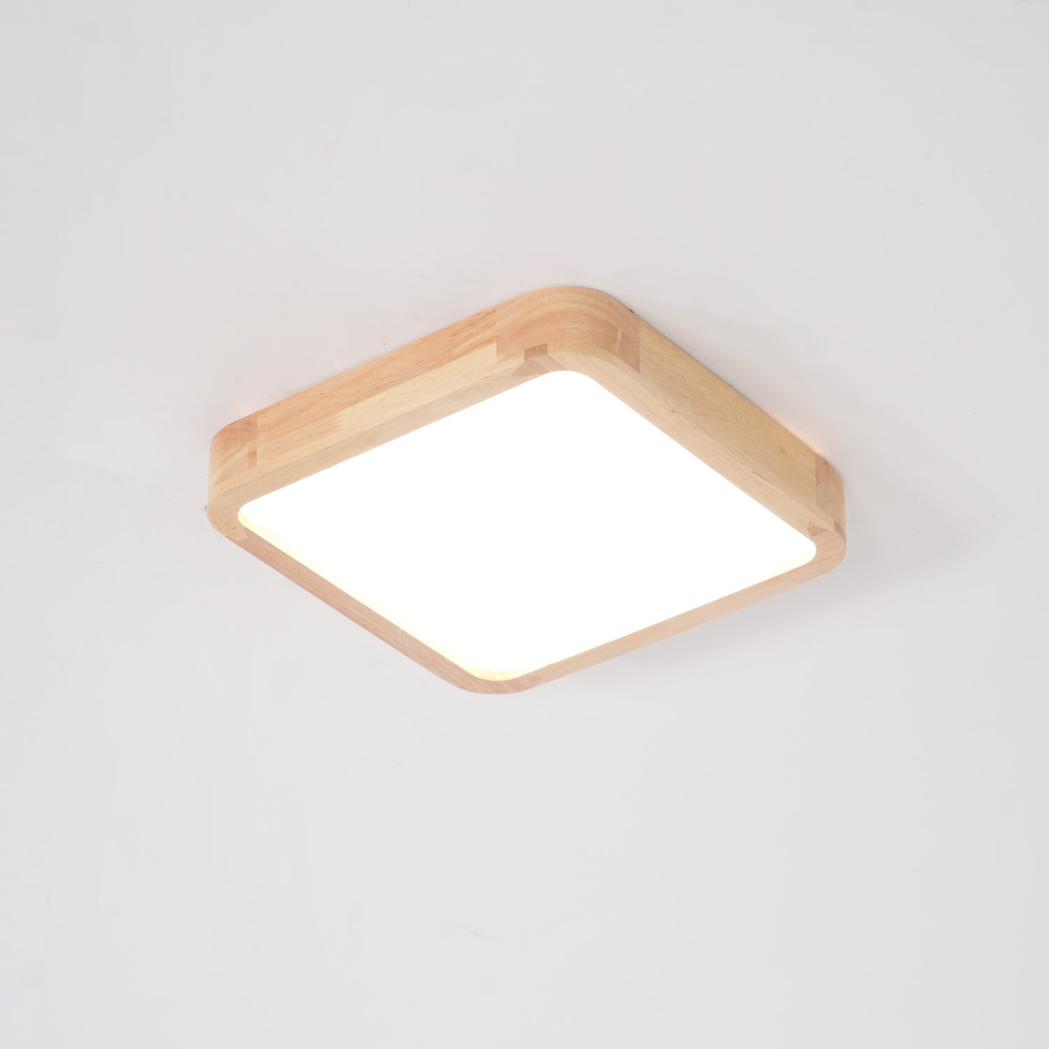 Lustra Ceiling Light Wooden Geometric LED-Neutral Decor