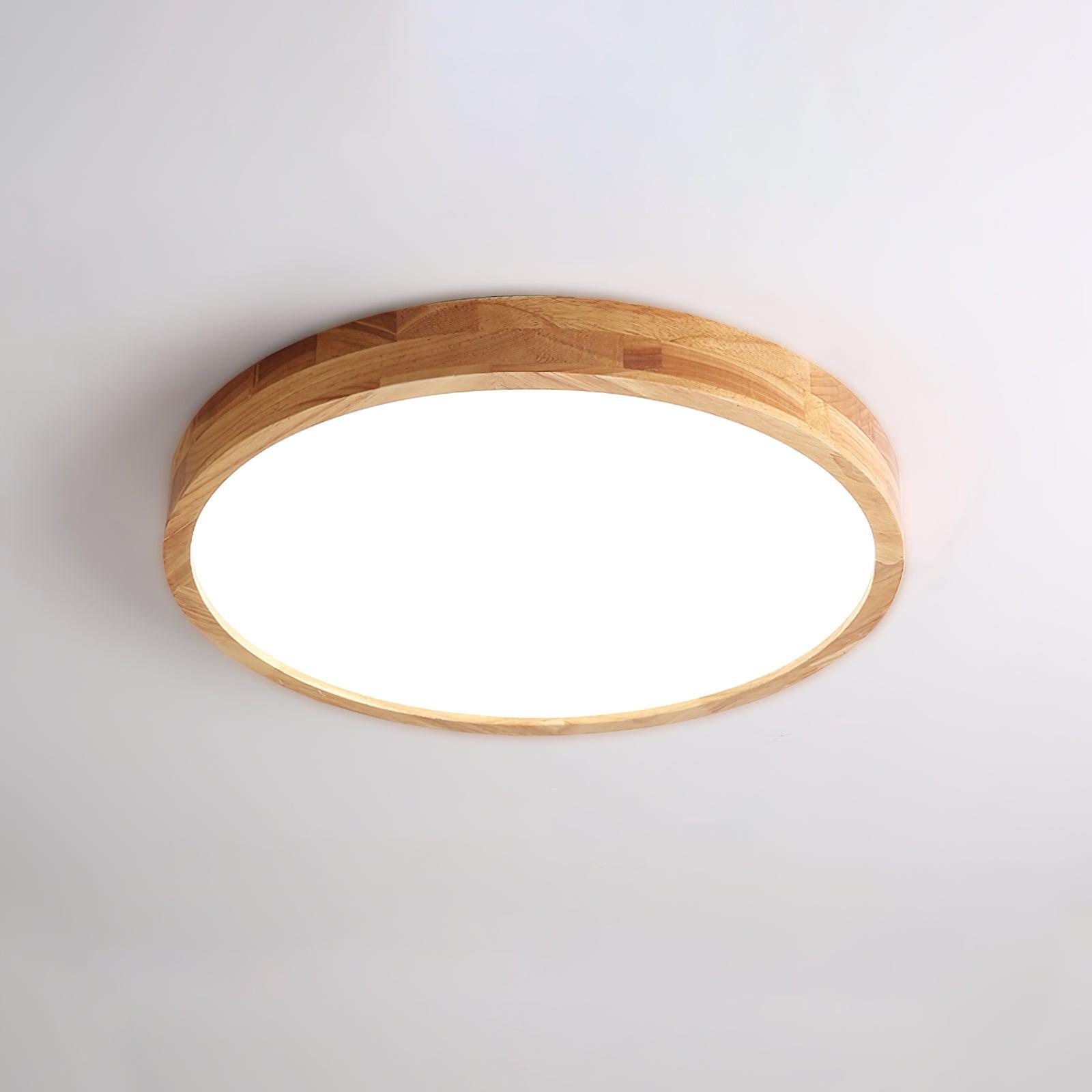 Lustra Ceiling Light Wooden Geometric LED-Neutral Decor
