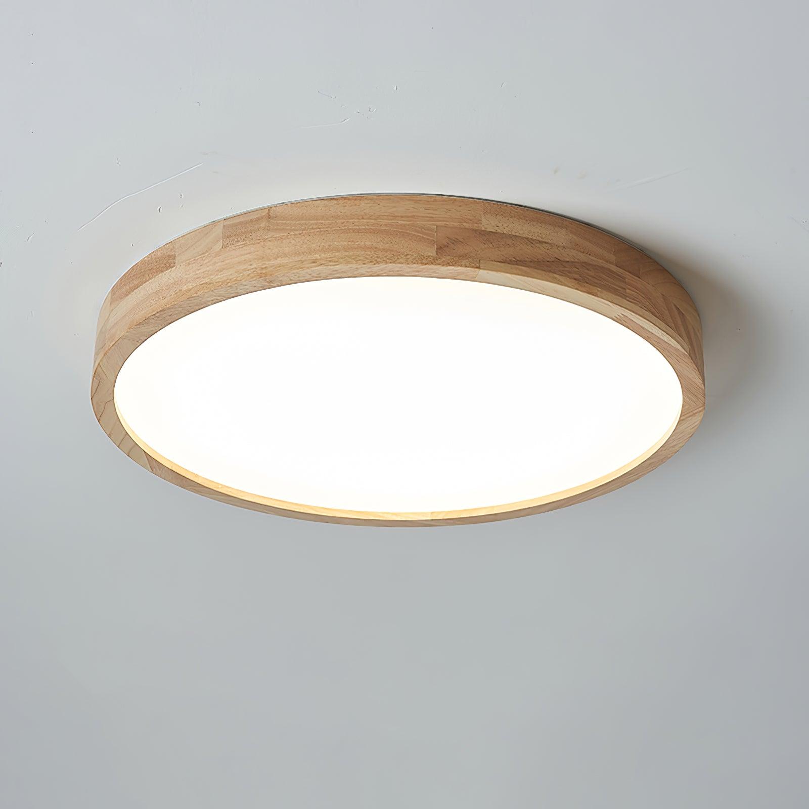 Lustra Ceiling Light Wooden Geometric LED-Neutral Decor