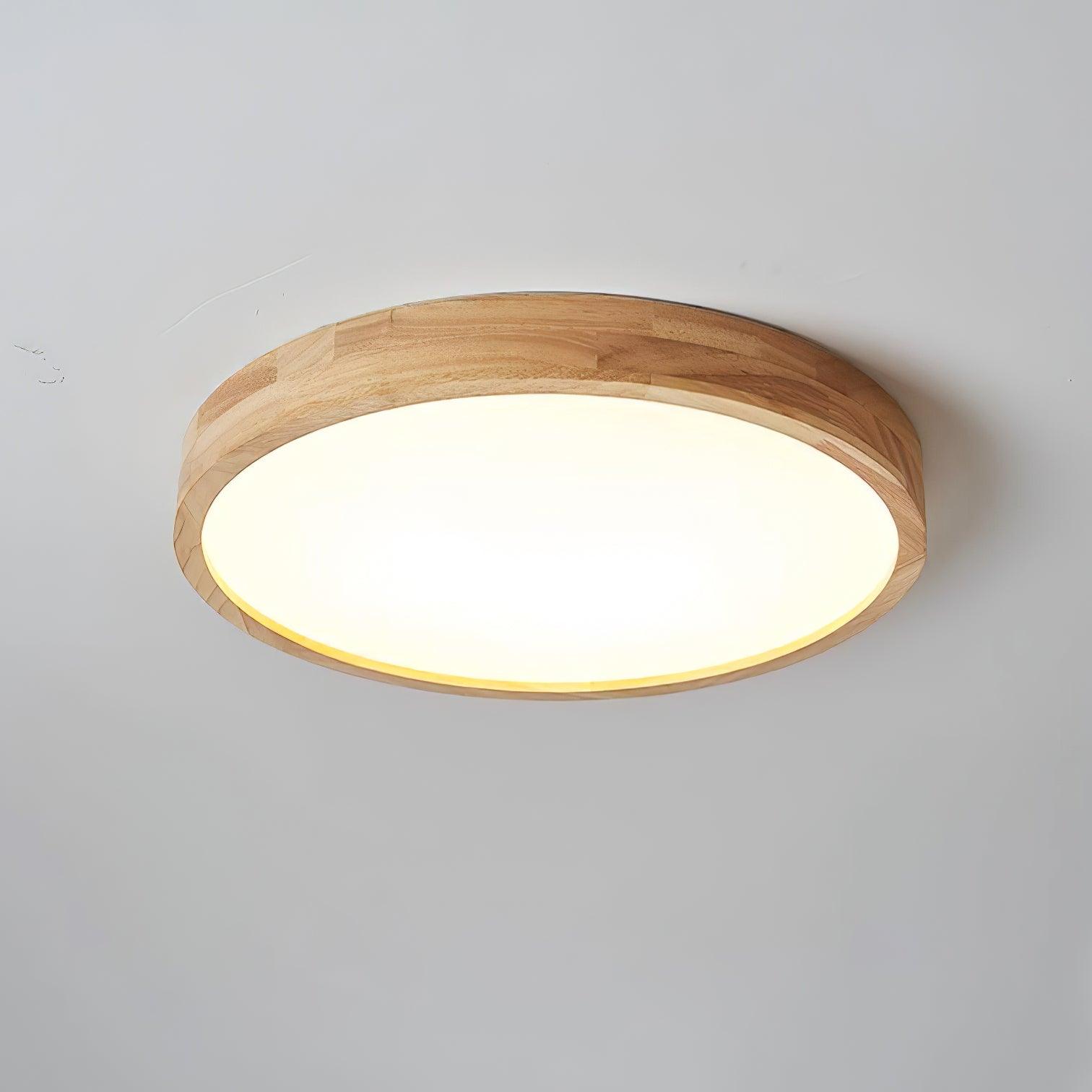 Lustra Ceiling Light Wooden Geometric LED-Neutral Decor