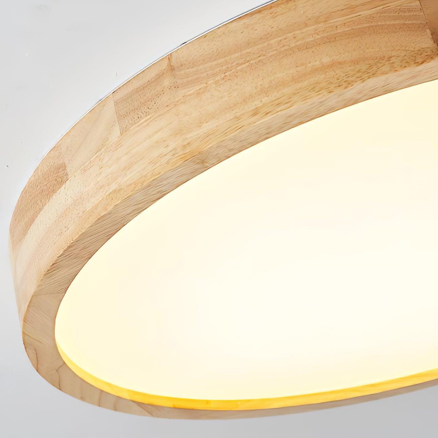Lustra Ceiling Light Wooden Geometric LED-Neutral Decor