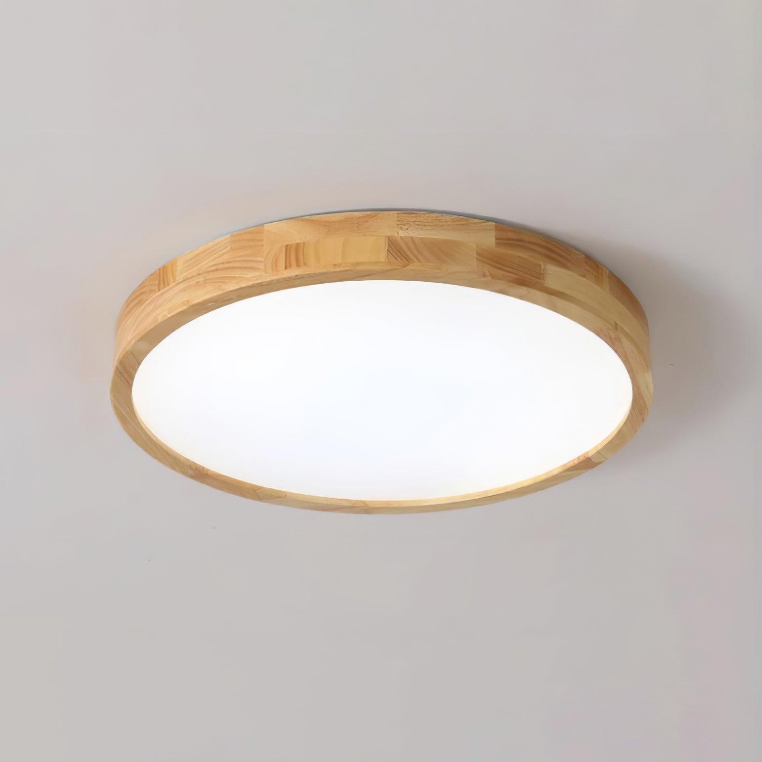 Lustra Ceiling Light Wooden Geometric LED-Neutral Decor