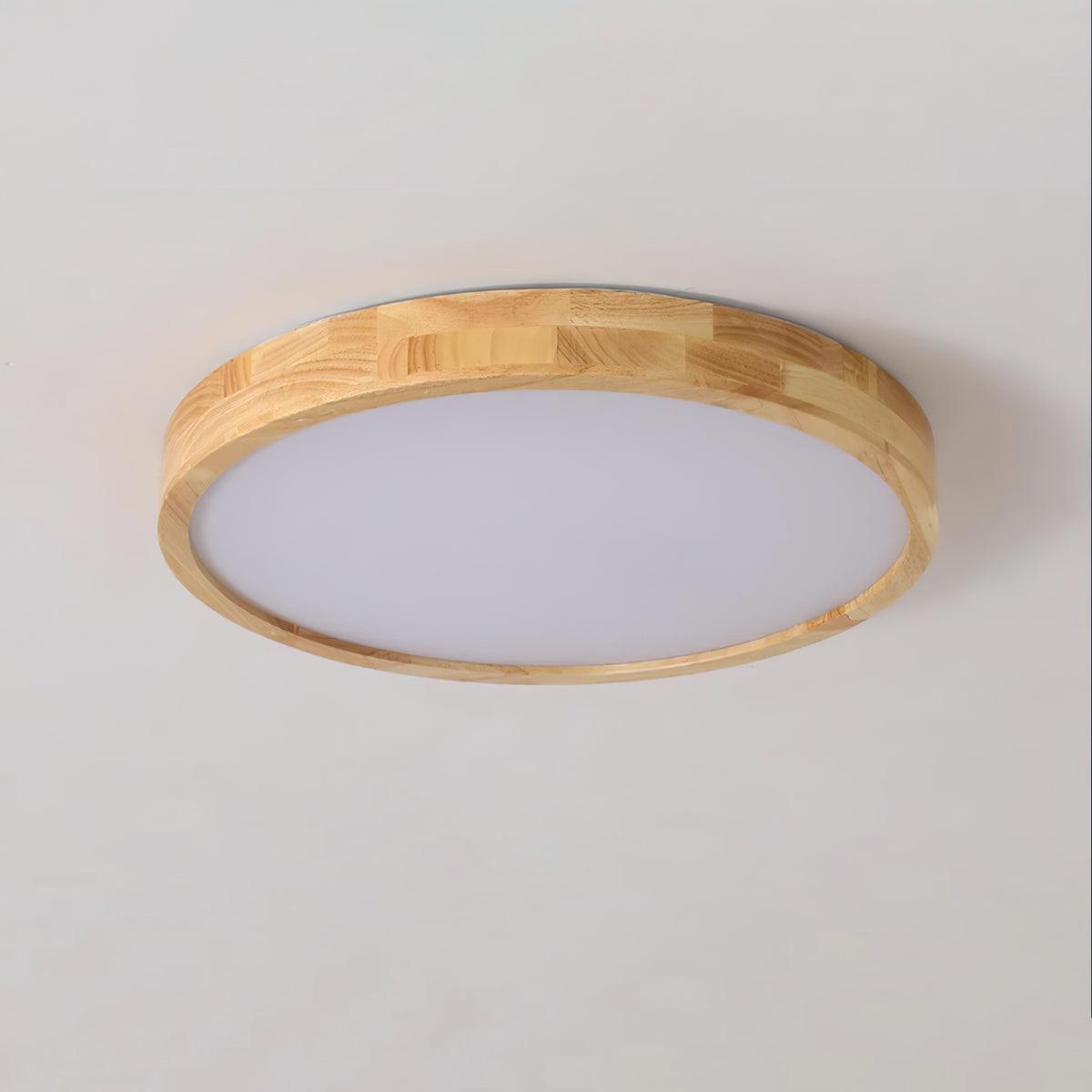Lustra Ceiling Light Wooden Geometric LED-Neutral Decor