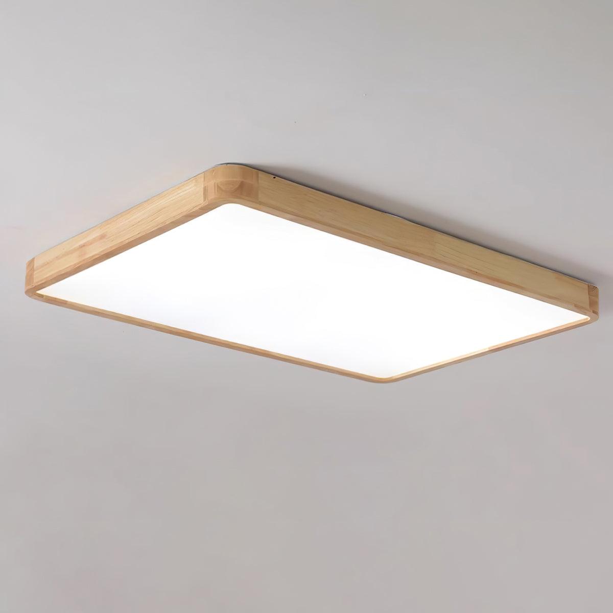 Lustra Ceiling Light Wooden Geometric LED-Neutral Decor