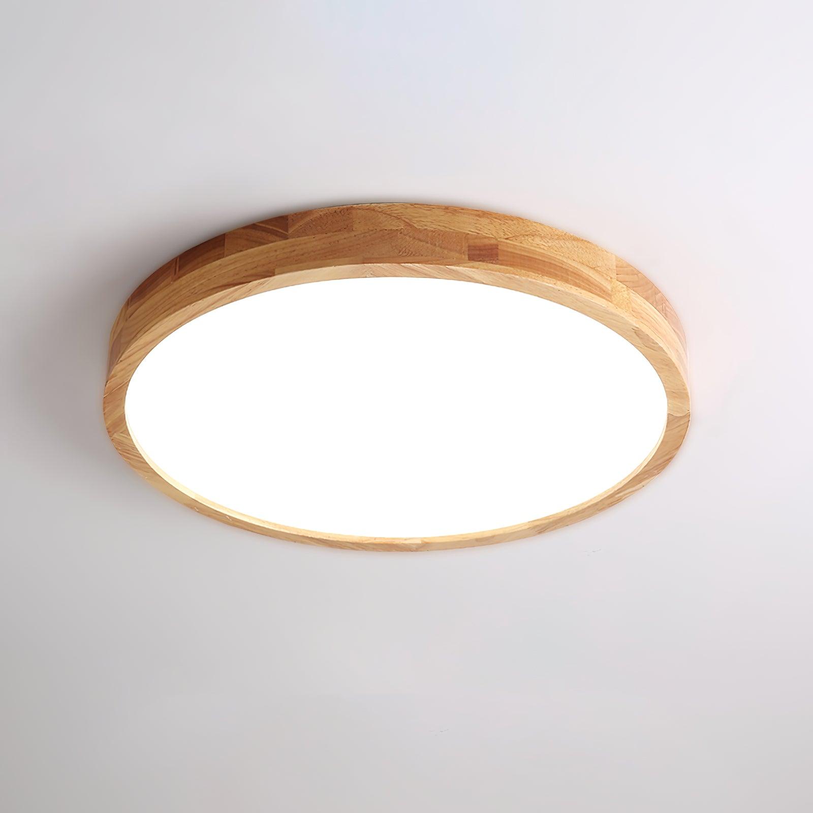 Lustra Ceiling Light Wooden Geometric LED-Neutral Decor