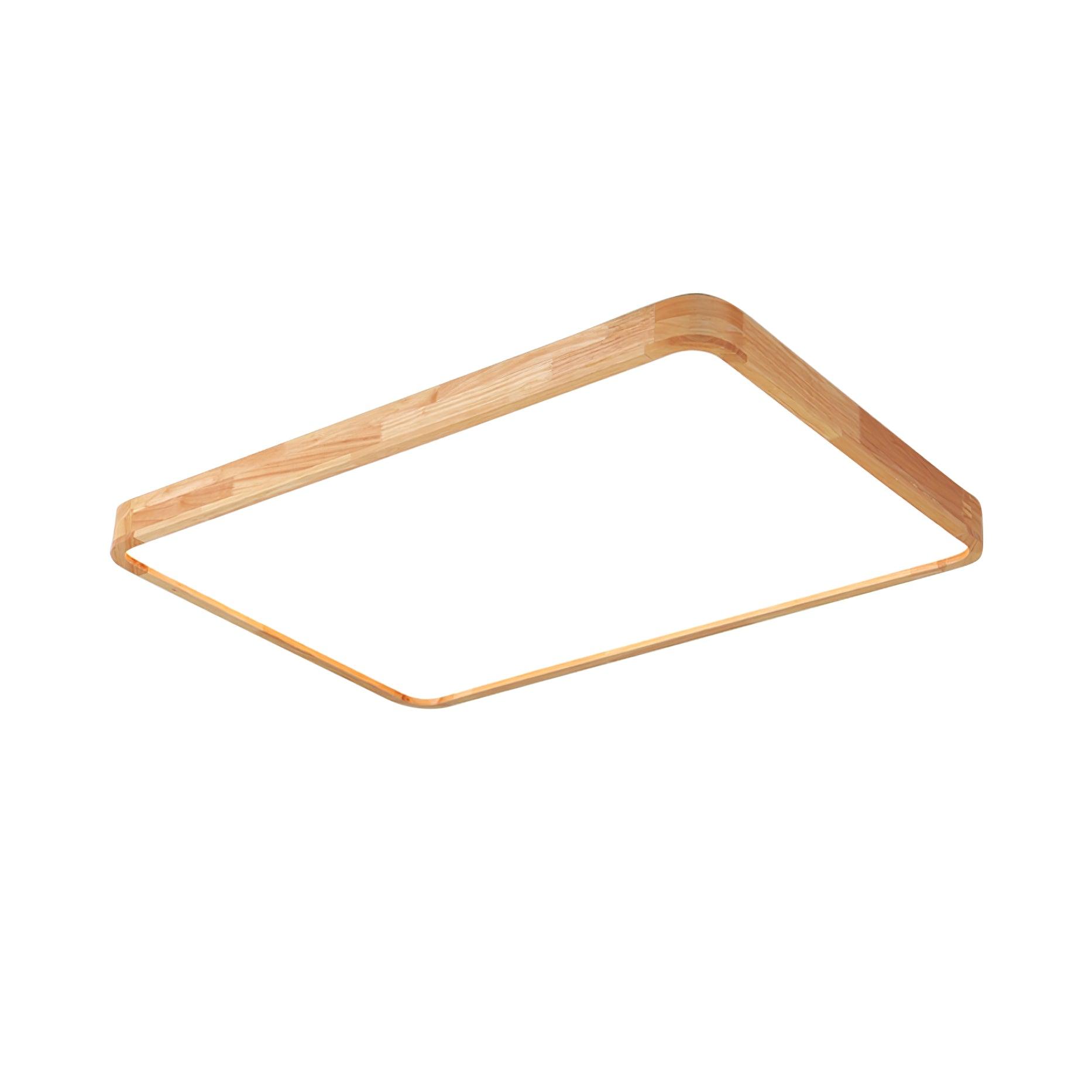 Lustra Ceiling Light Wooden Geometric LED-Neutral Decor