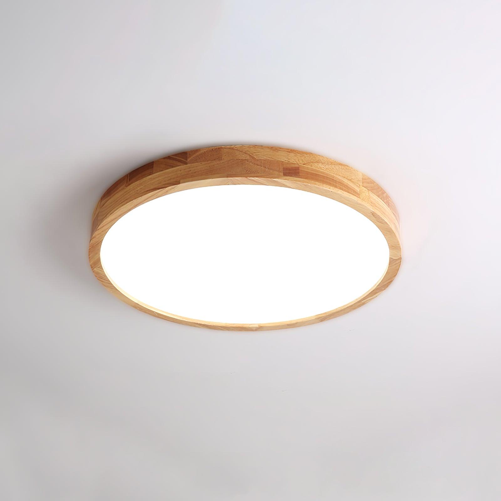 Lustra Ceiling Light Wooden Geometric LED-Neutral Decor