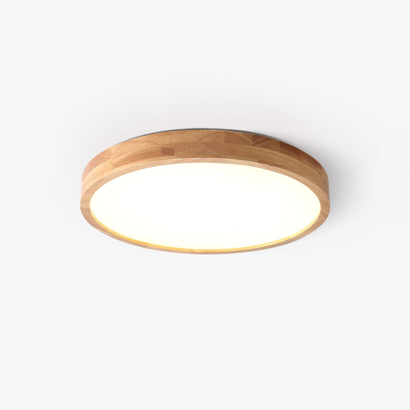 Lustra Ceiling Light Wooden Geometric LED-Neutral Decor