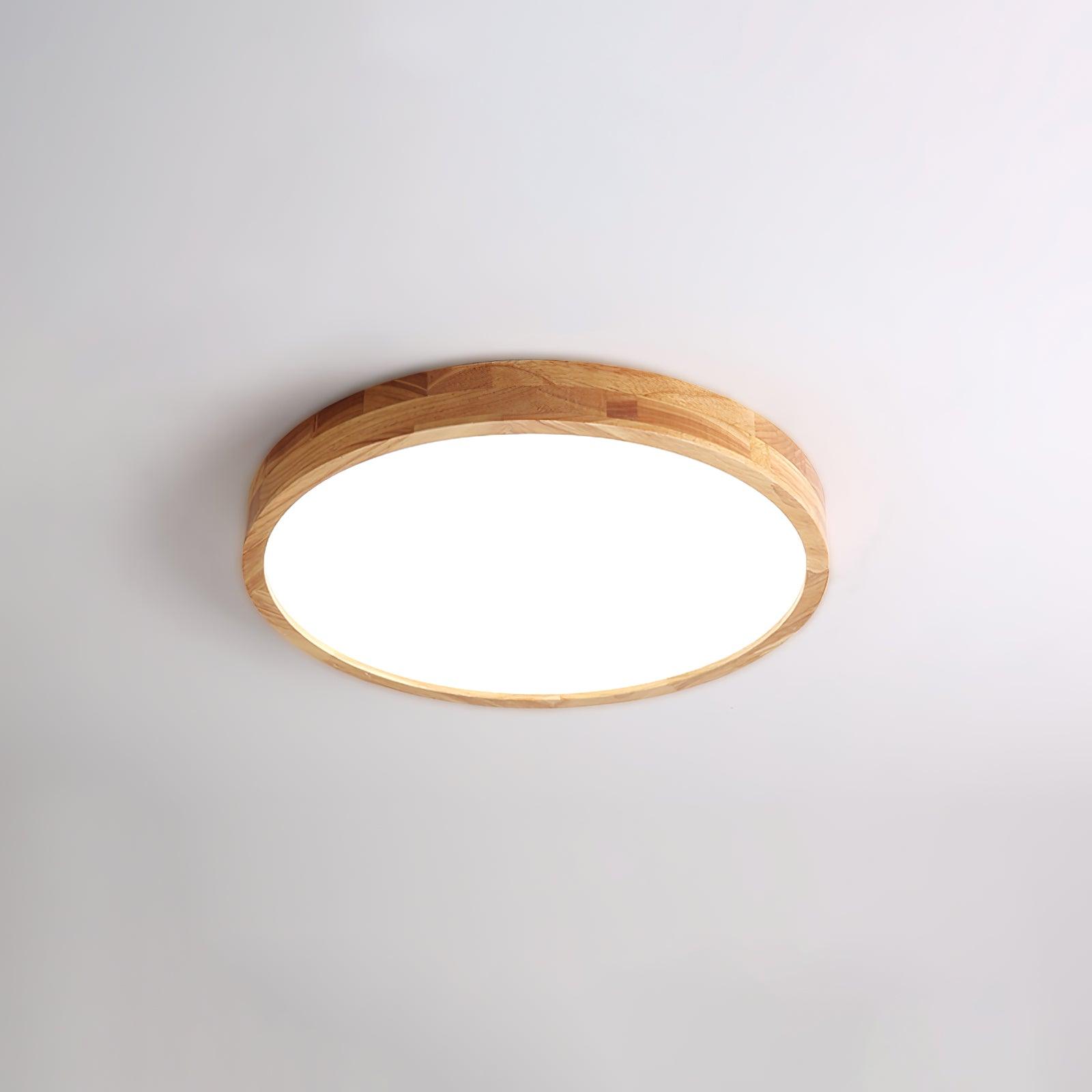 Lustra Ceiling Light Wooden Geometric LED-Neutral Decor