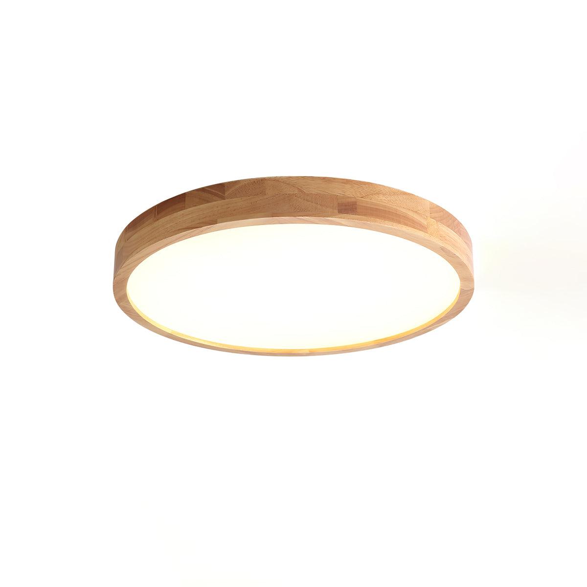 Lustra Ceiling Light Wooden Geometric LED-Neutral Decor