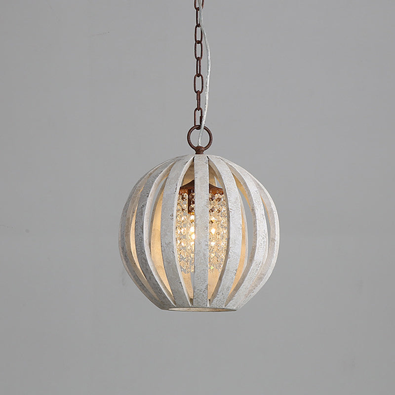 Vireon Wooden Globe Pendant Lamp