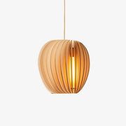 Jior Elegance Unique Orb Wooden Pendant Lamp-Neutral Decor