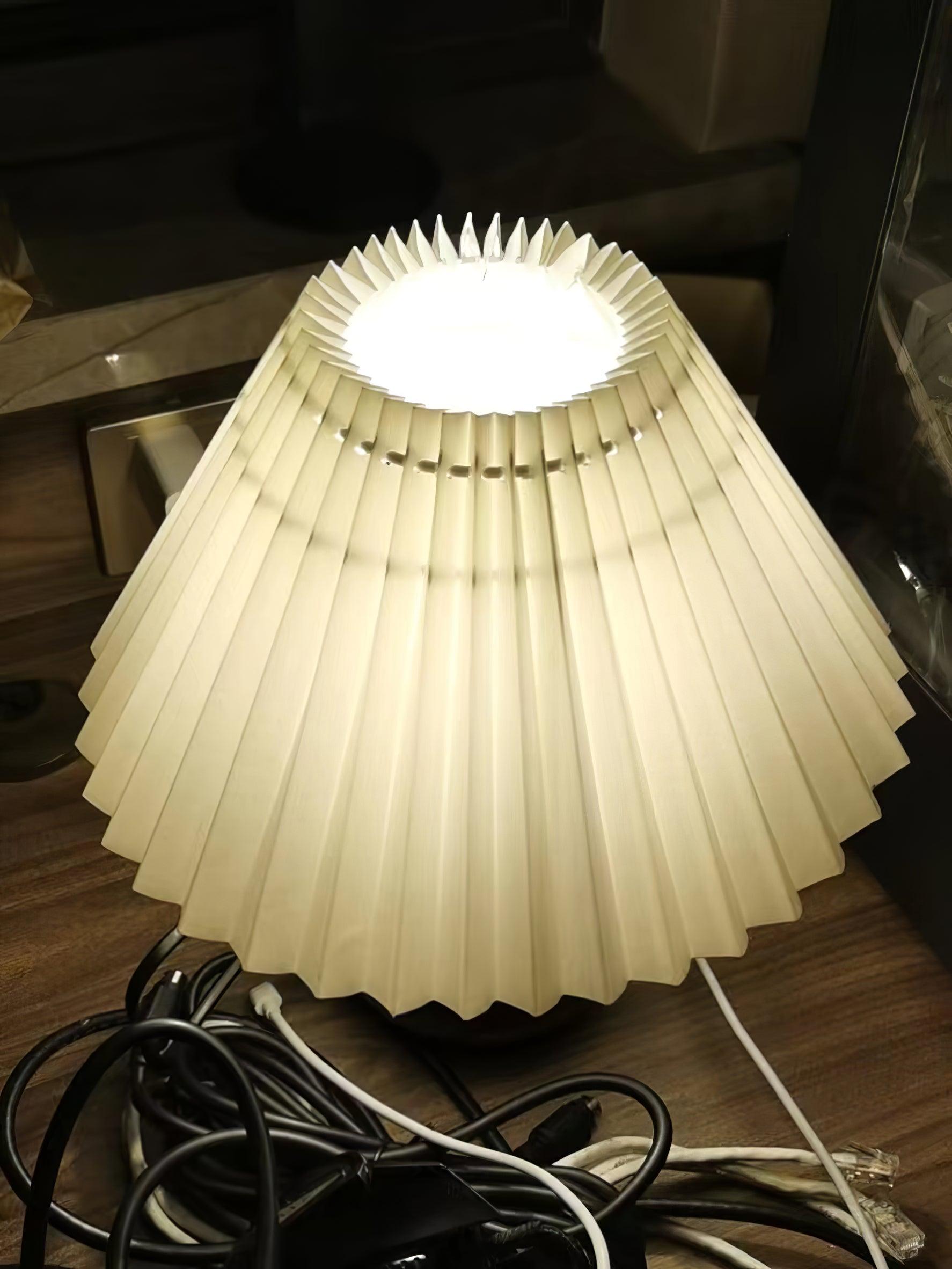 Zesilon Wooden Ball Table Lamp-Neutral Decor