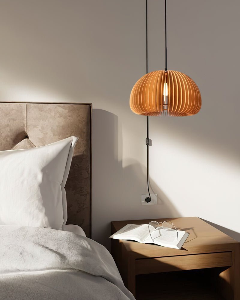Enoris Wood Retro Pendant Lights-Neutral Decor