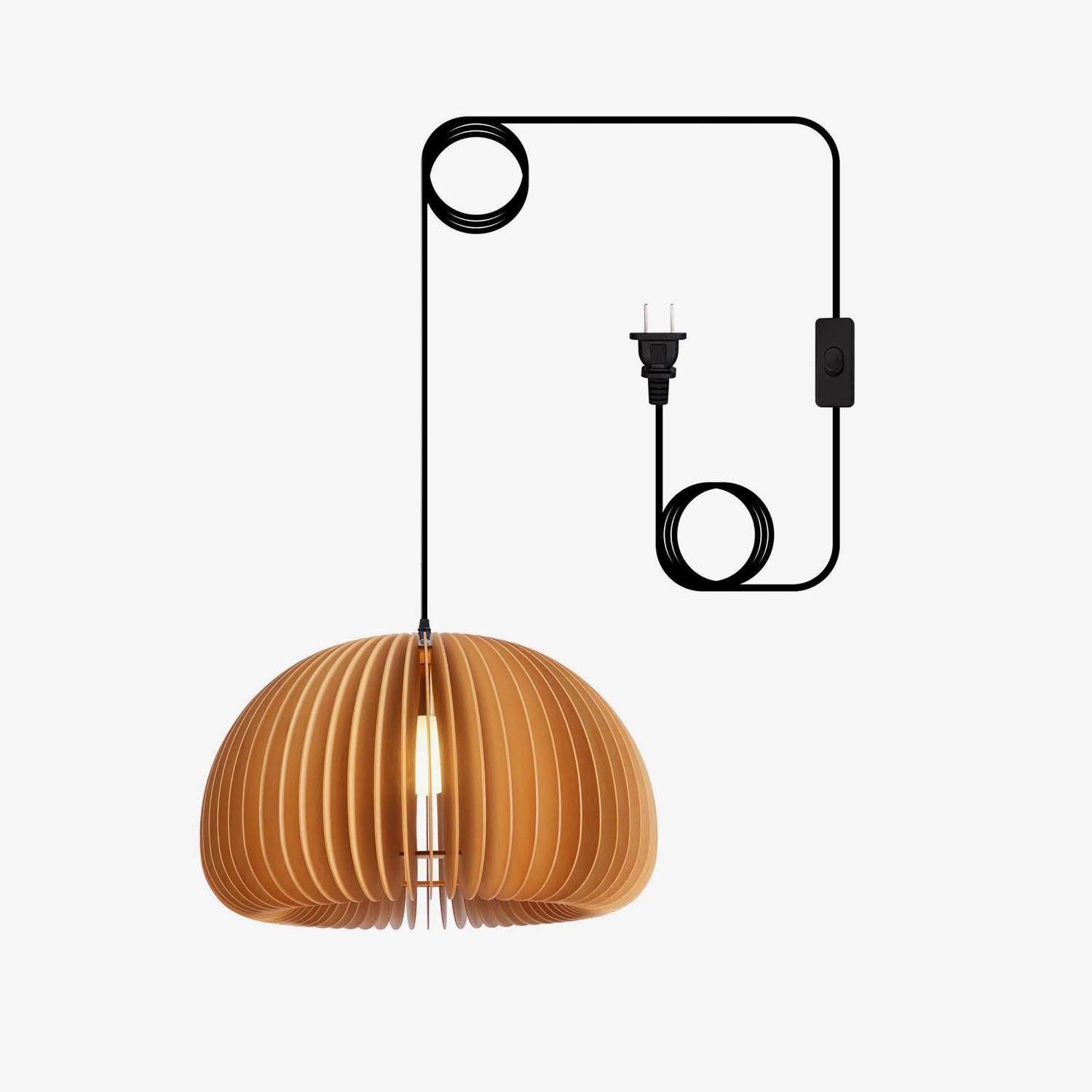Enoris Wood Retro Pendant Lights-Neutral Decor