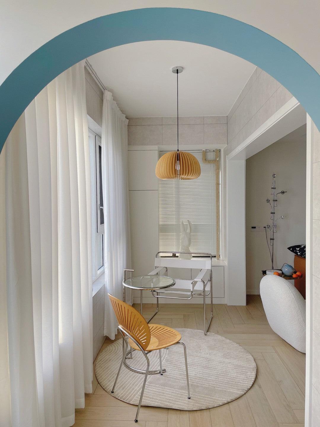 Enoris Wood Retro Pendant Lights-Neutral Decor