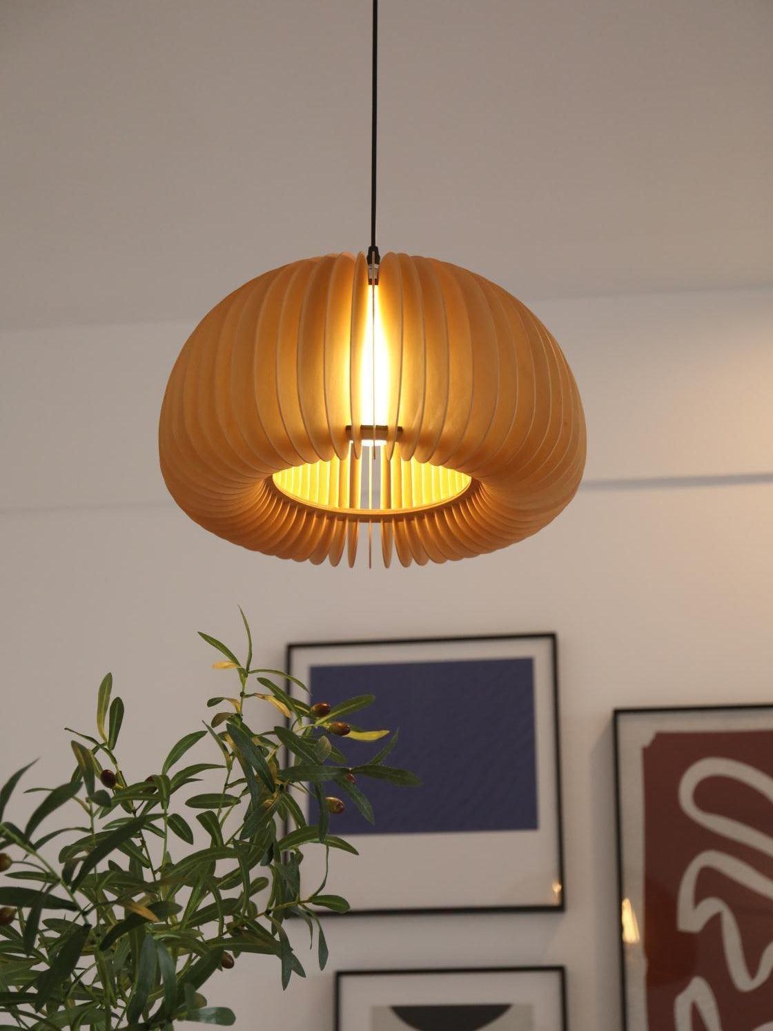 Enoris Wood Retro Pendant Lights-Neutral Decor