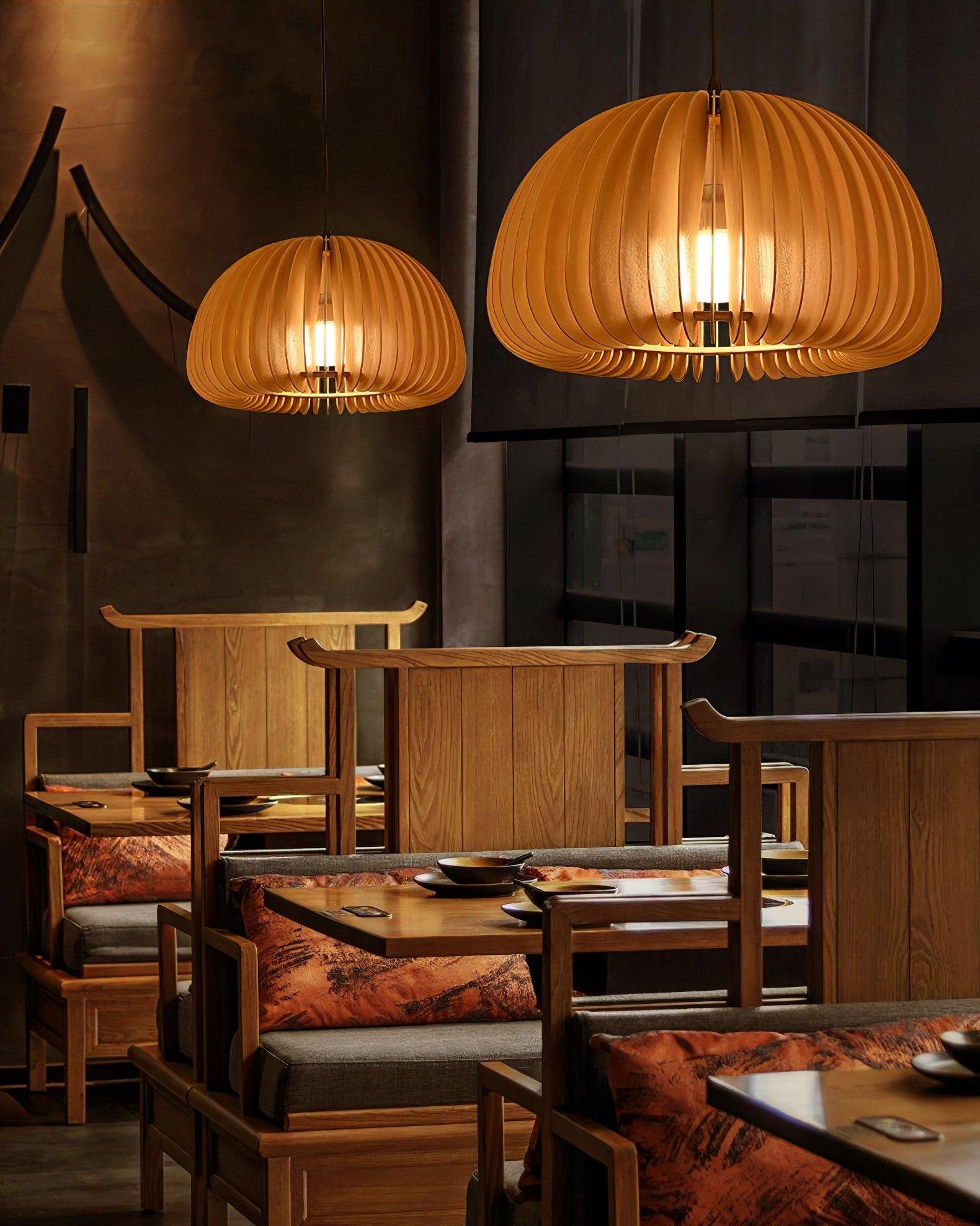 Enoris Wood Retro Pendant Lights-Neutral Decor