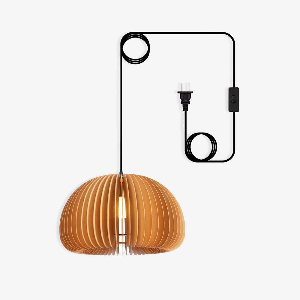 Enoris Wood Retro Pendant Lights-Neutral Decor