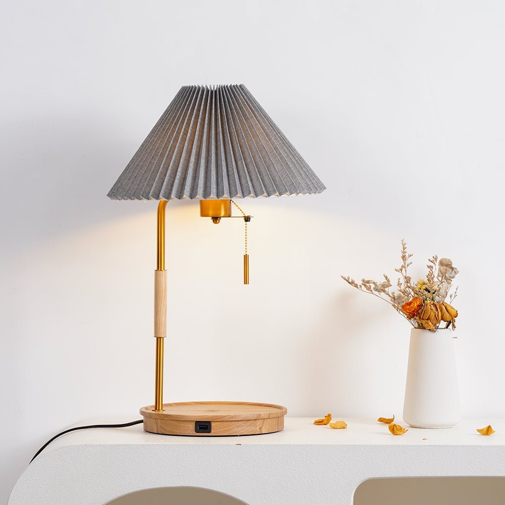 Vellain Retro Table Lamp-Neutral Decor