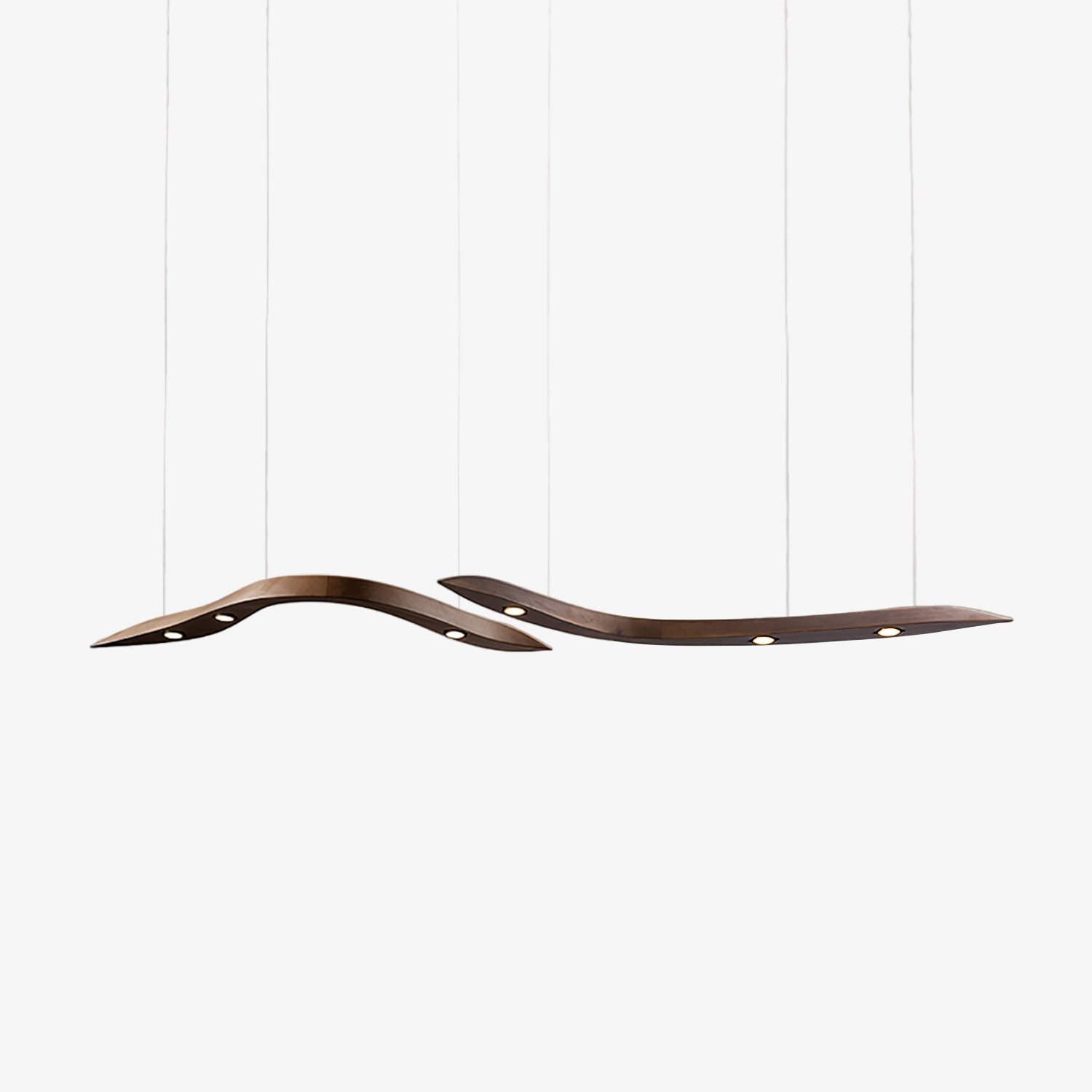 Queral Flow Minimalist Wood Pendant Lamp-Neutral Decor