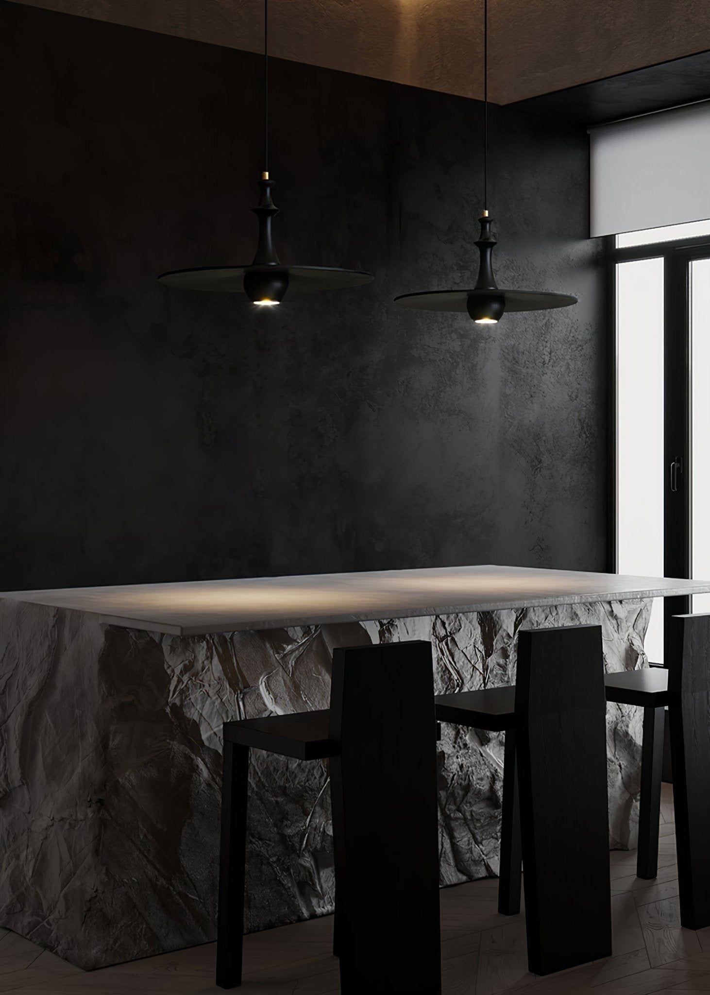 Spindle Wooden Spin Pendant Light-Neutral Decor