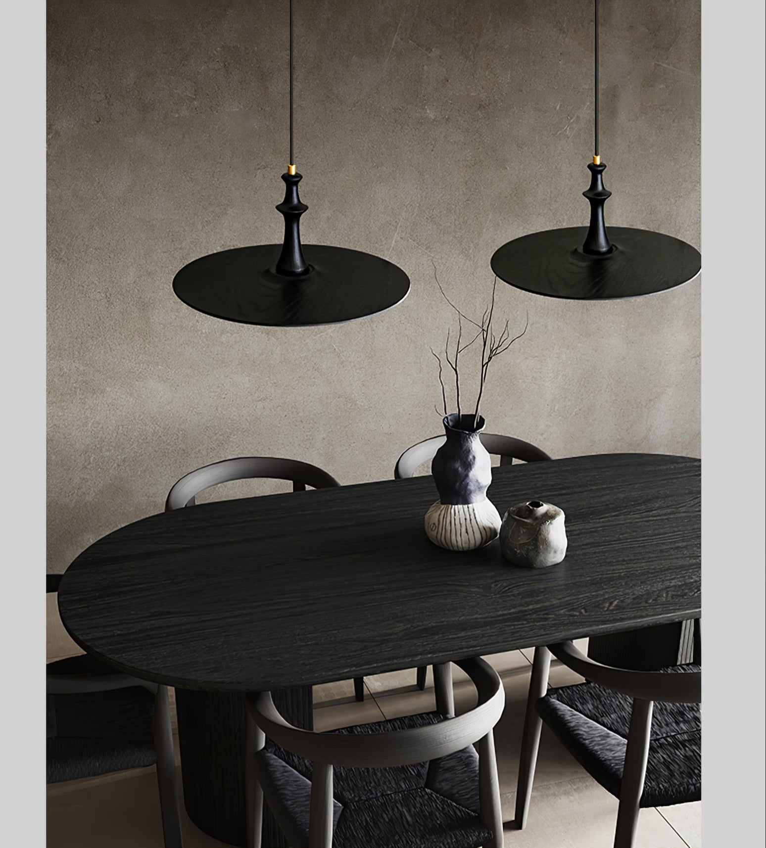 Spindle Wooden Spin Pendant Light-Neutral Decor
