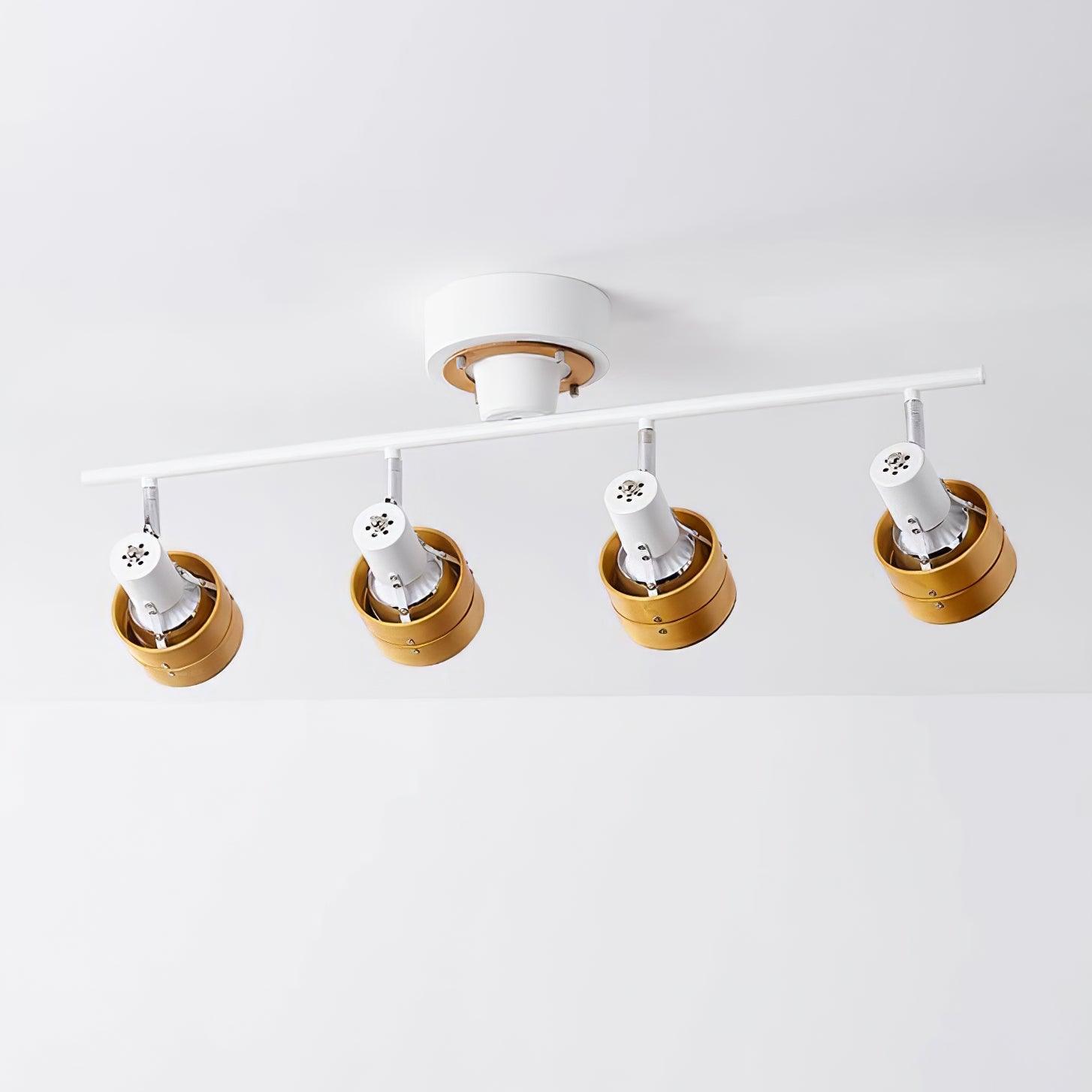 Elsorila Elegance Adjustable Spot Wooden Ceiling Lamp-Neutral Decor