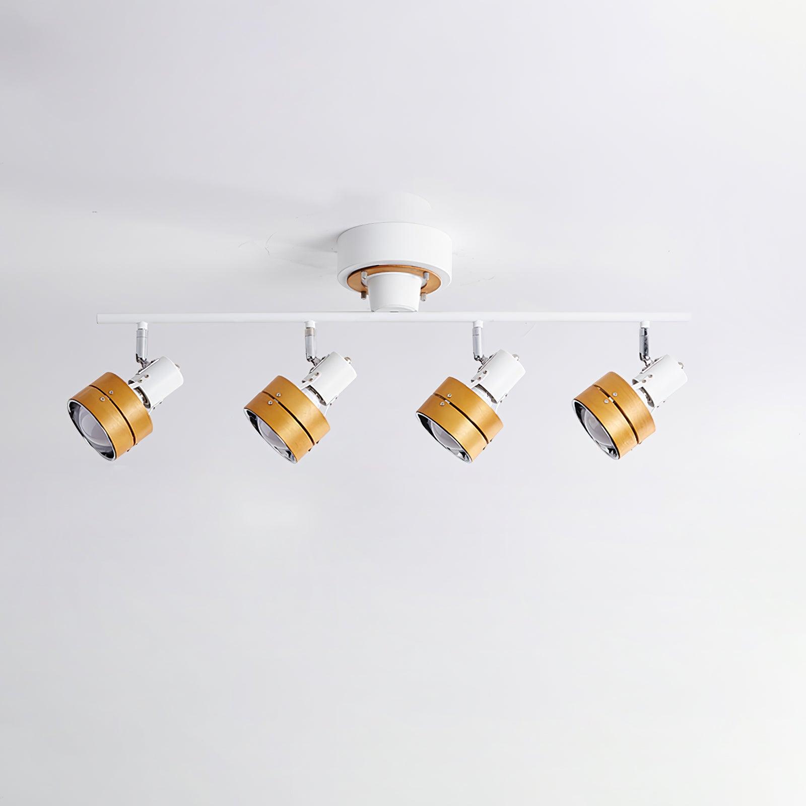 Elsorila Elegance Adjustable Spot Wooden Ceiling Lamp-Neutral Decor