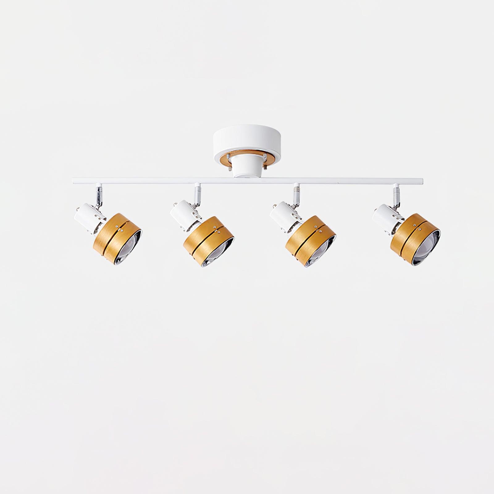 Elsorila Elegance Adjustable Spot Wooden Ceiling Lamp-Neutral Decor