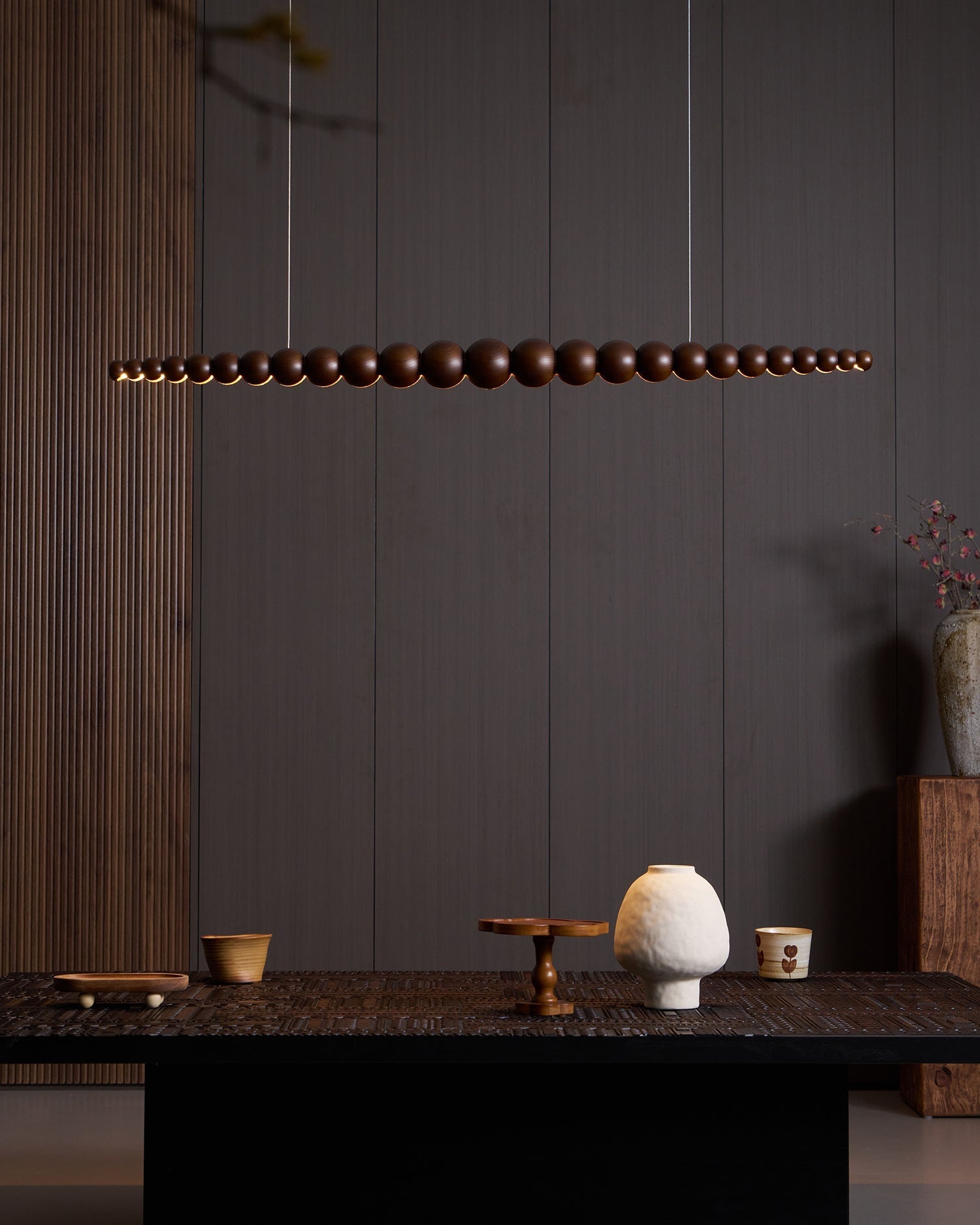 Orlanre Wood Minimalistic Pendant Light-Neutral Decor