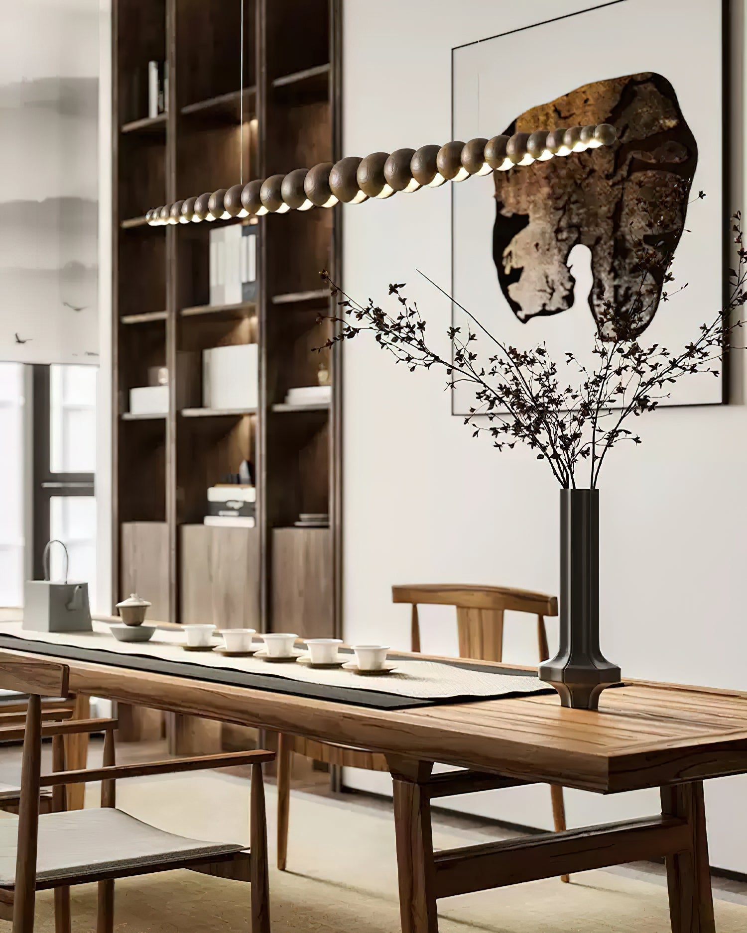 Orlanre Wood Minimalistic Pendant Light-Neutral Decor