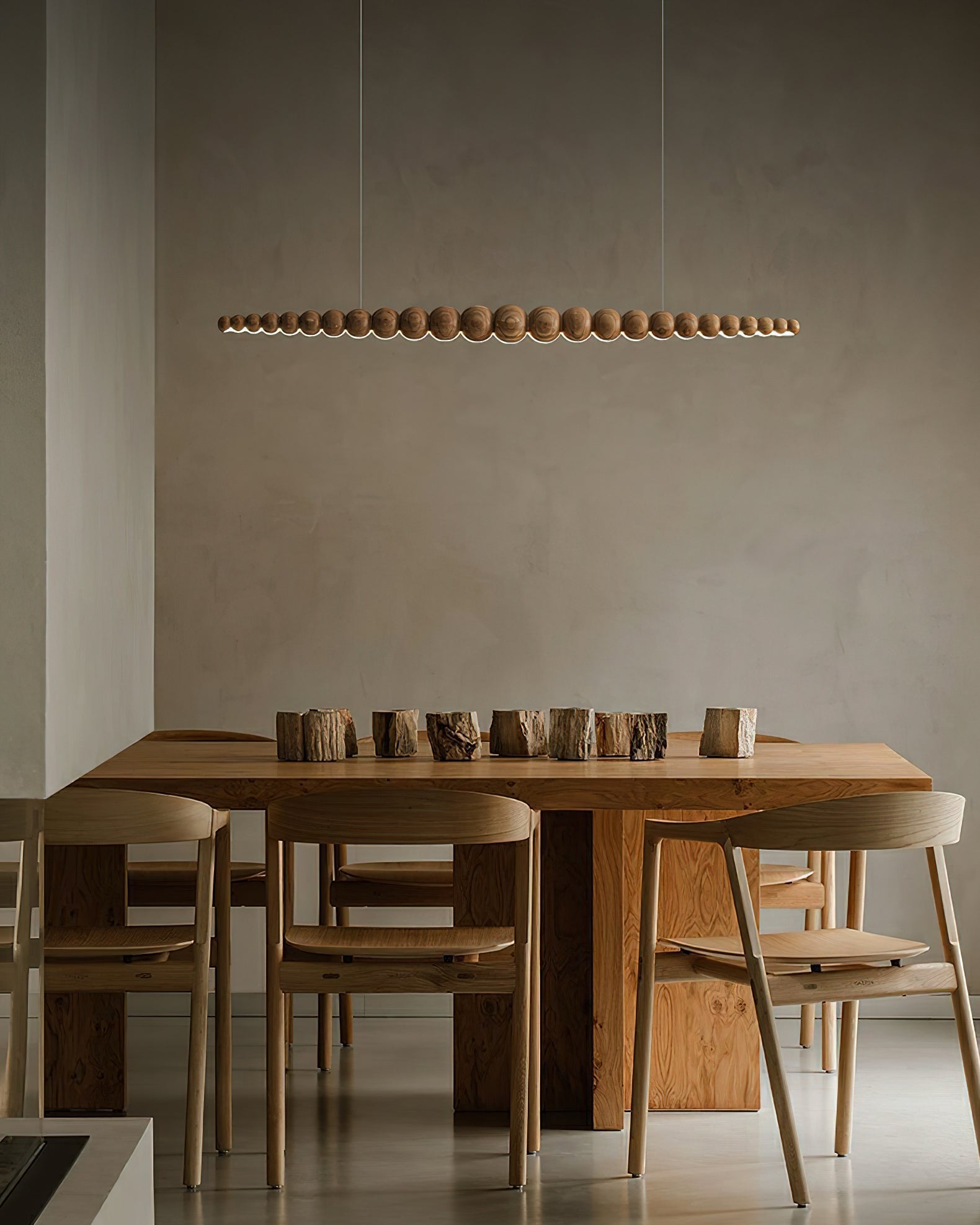 Orlanre Wood Minimalistic Pendant Light-Neutral Decor