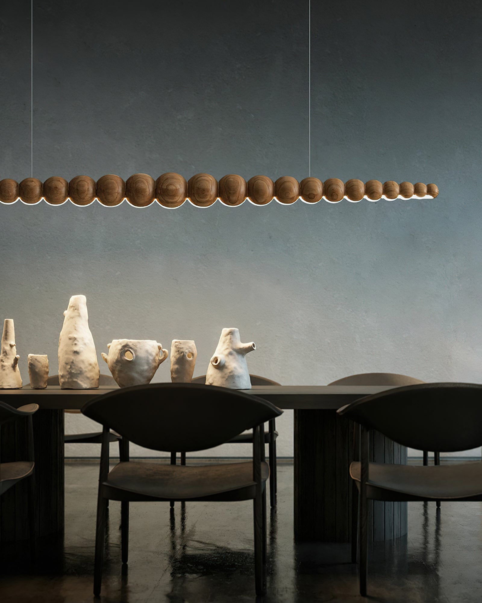 Orlanre Wood Minimalistic Pendant Light-Neutral Decor