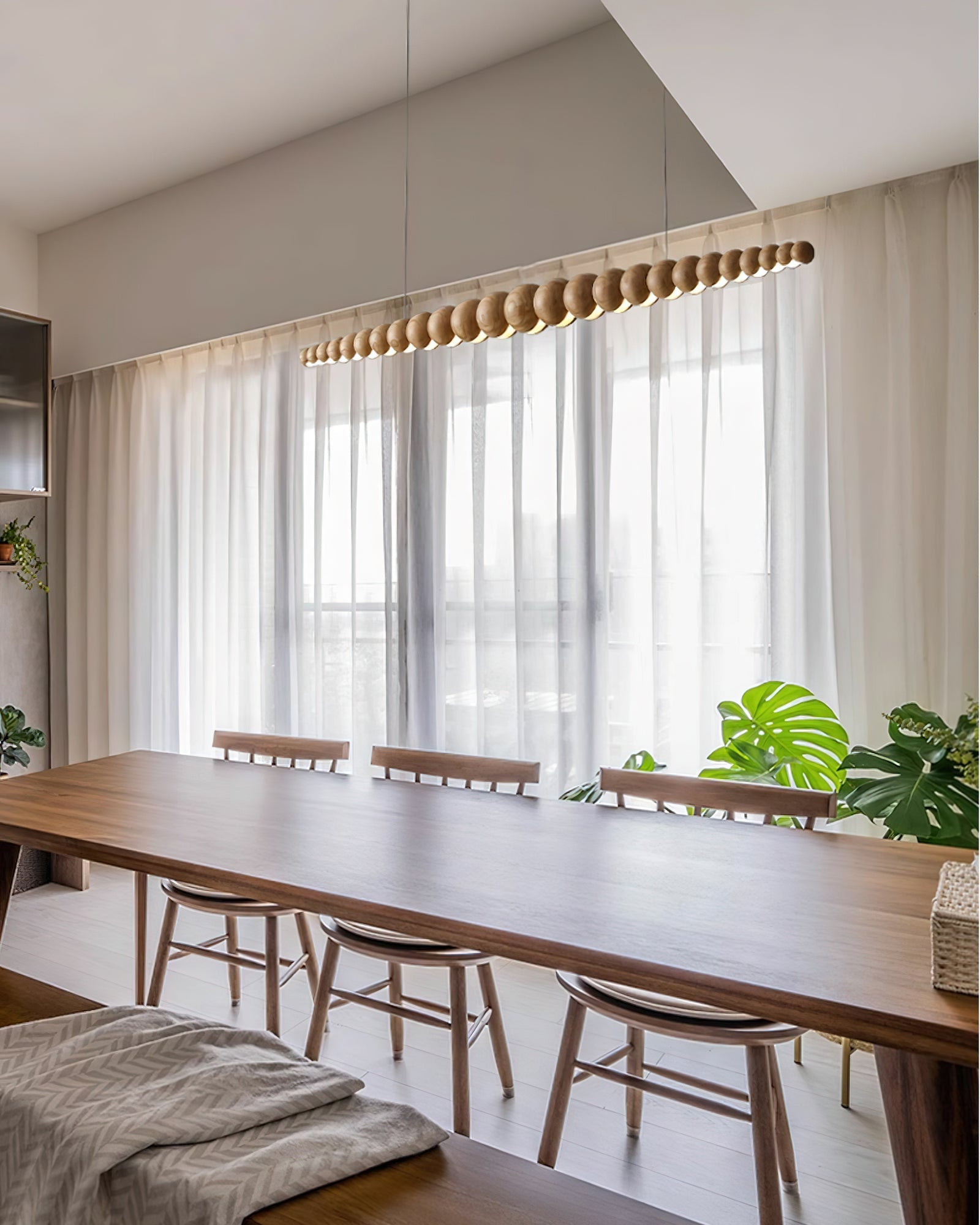 Orlanre Wood Minimalistic Pendant Light-Neutral Decor