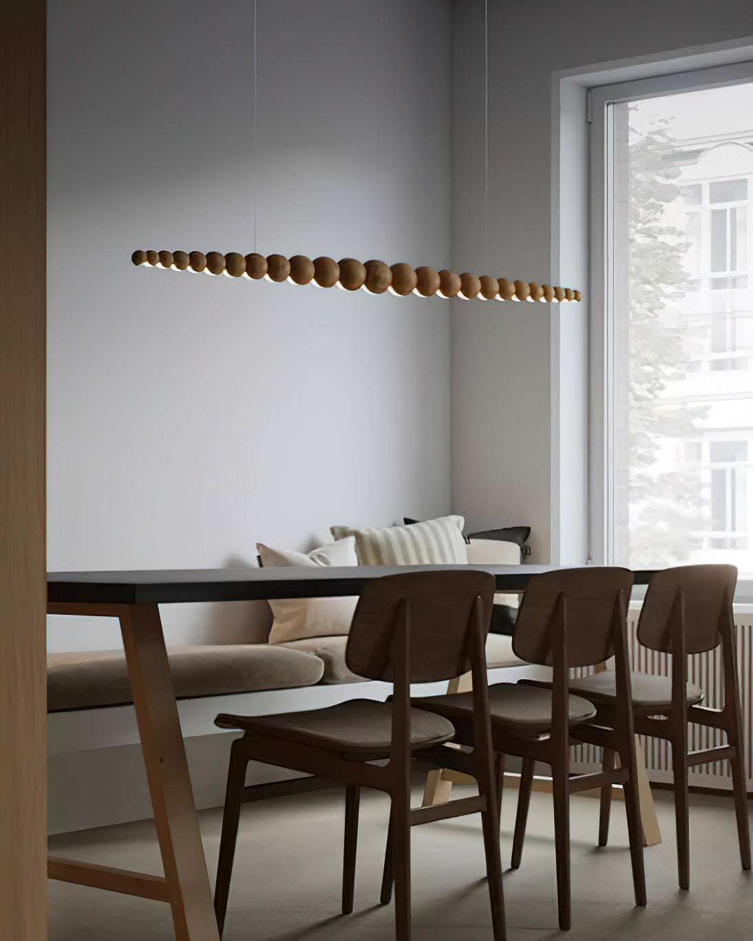 Orlanre Wood Minimalistic Pendant Light-Neutral Decor