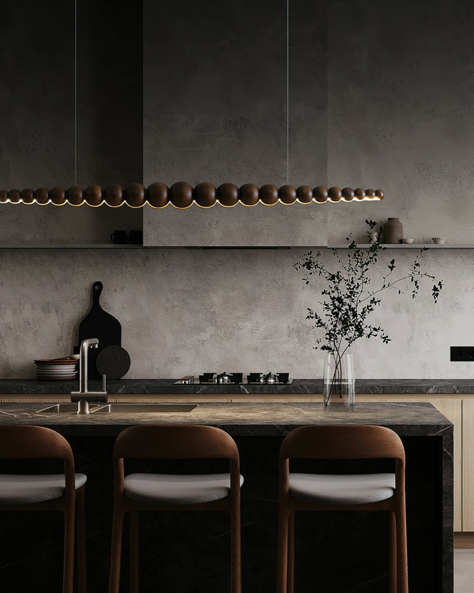Orlanre Wood Minimalistic Pendant Light-Neutral Decor