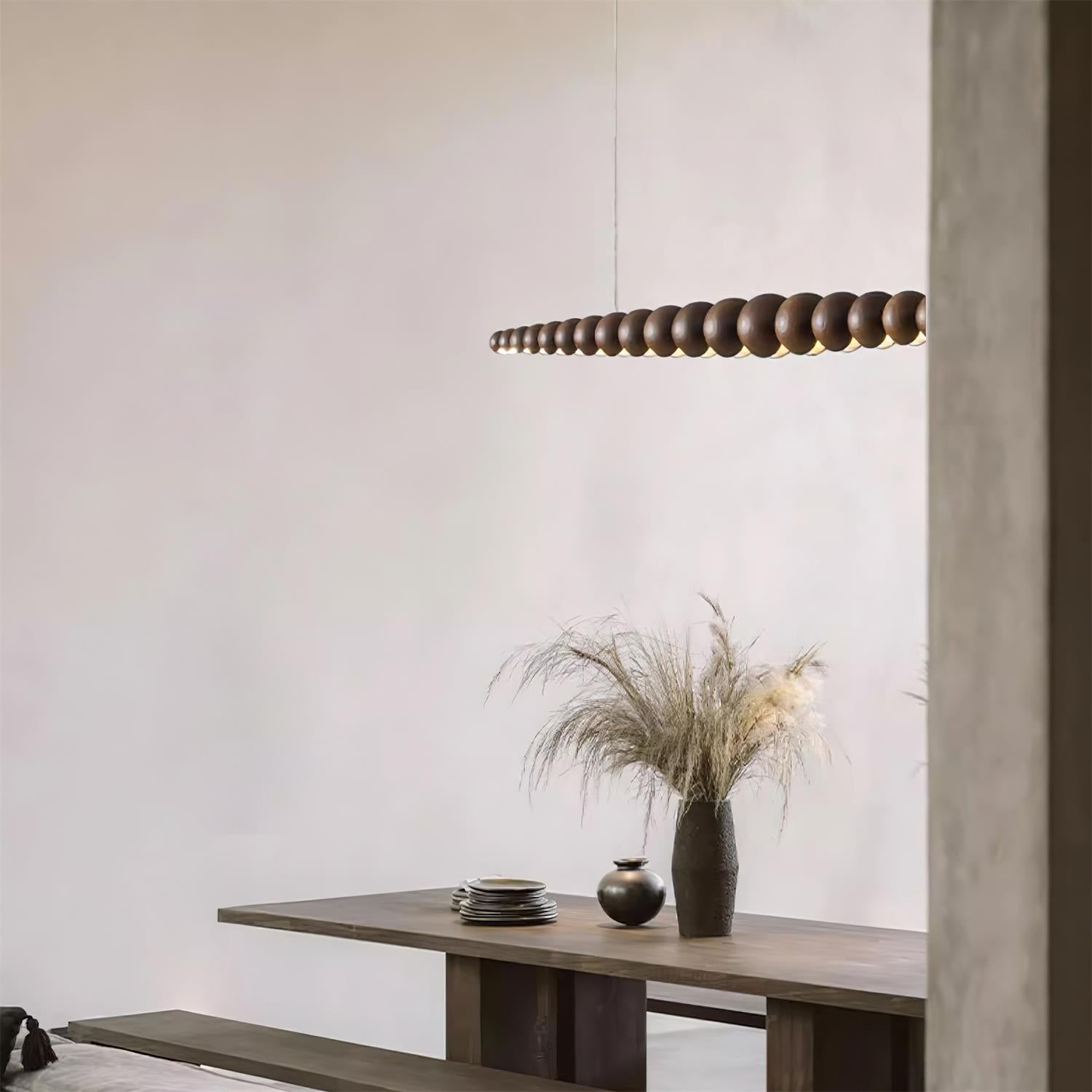 Orlanre Wood Minimalistic Pendant Light-Neutral Decor