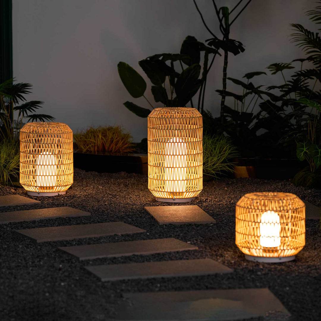 Genevieve Rattan Outdoor Table Light